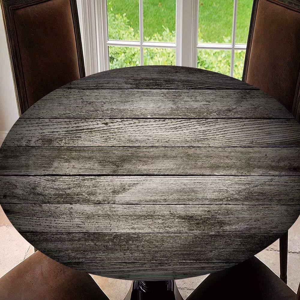 Waterproof Round Table Cover with Elastic Edge - 63