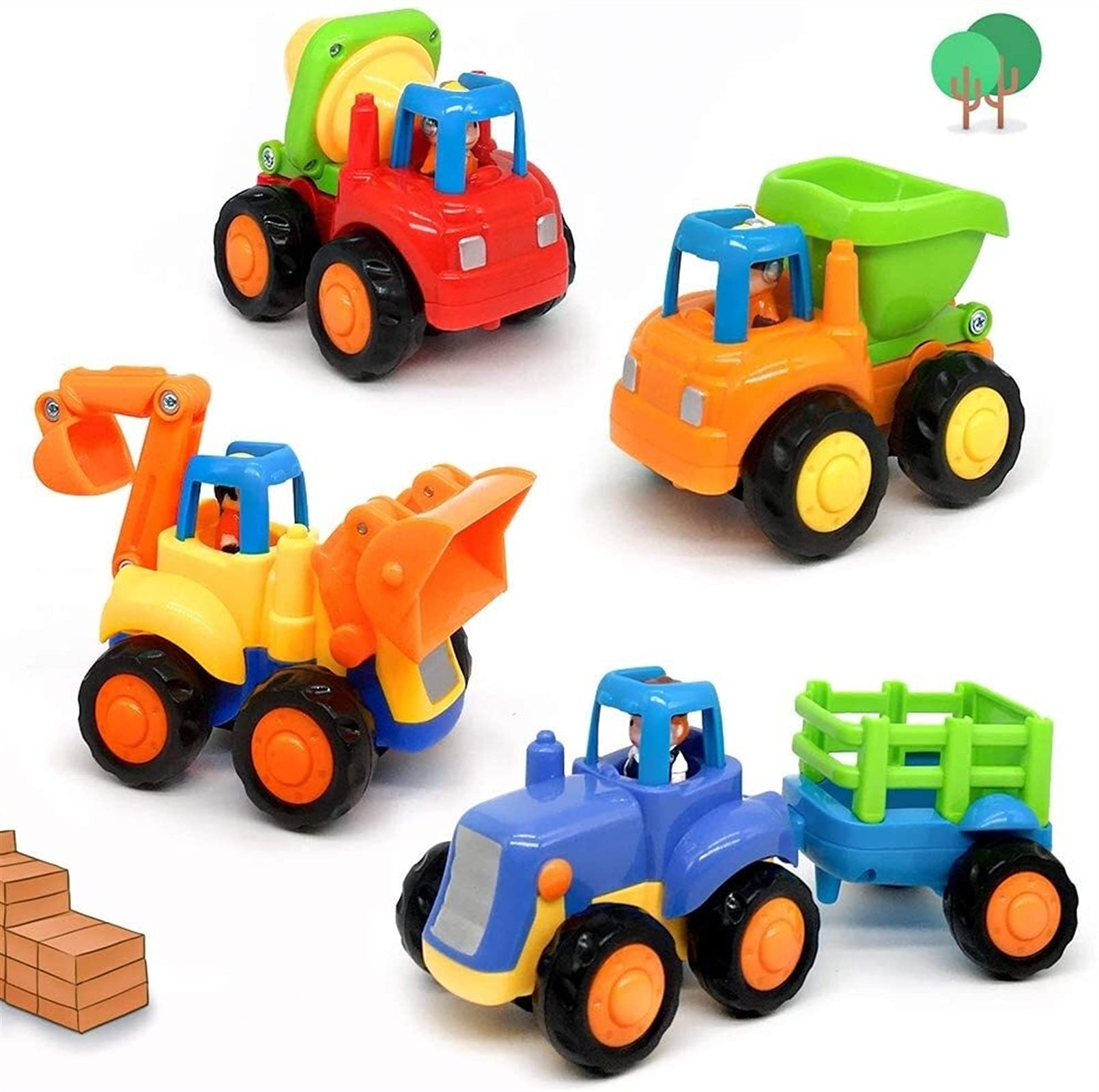 WJJ Educational Pull Back Toy Car - STEM Engineering Inertia Vehicle for Kids - Fun Learning Toy for Boys & Girls - Perfect for Playtime, STEM Learning & Birthday Gifts