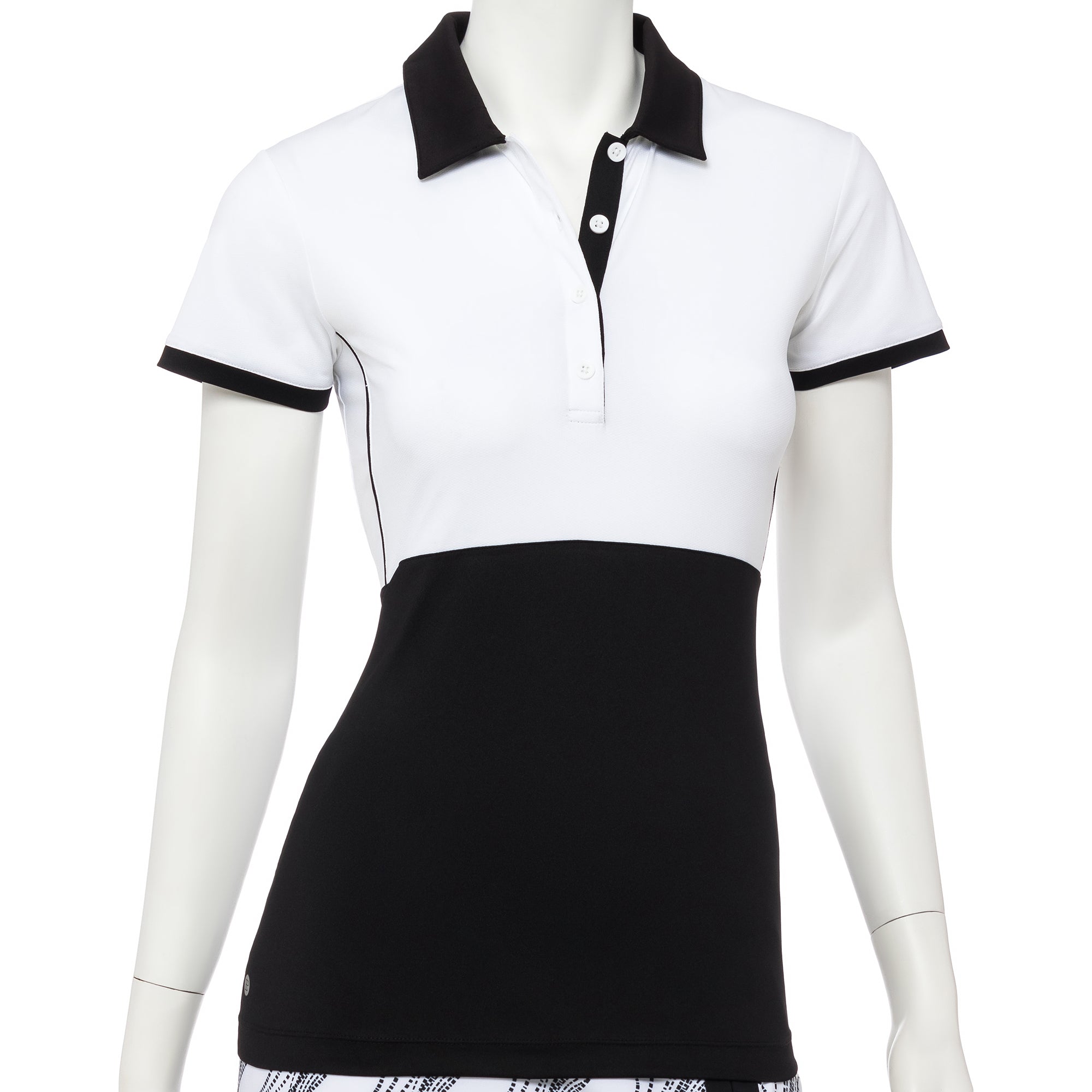 EP NY Work It Dash Dot Print Women's Golf Polo Shirt - Breathable & Stylish for Golf, Tennis & Casual Wear