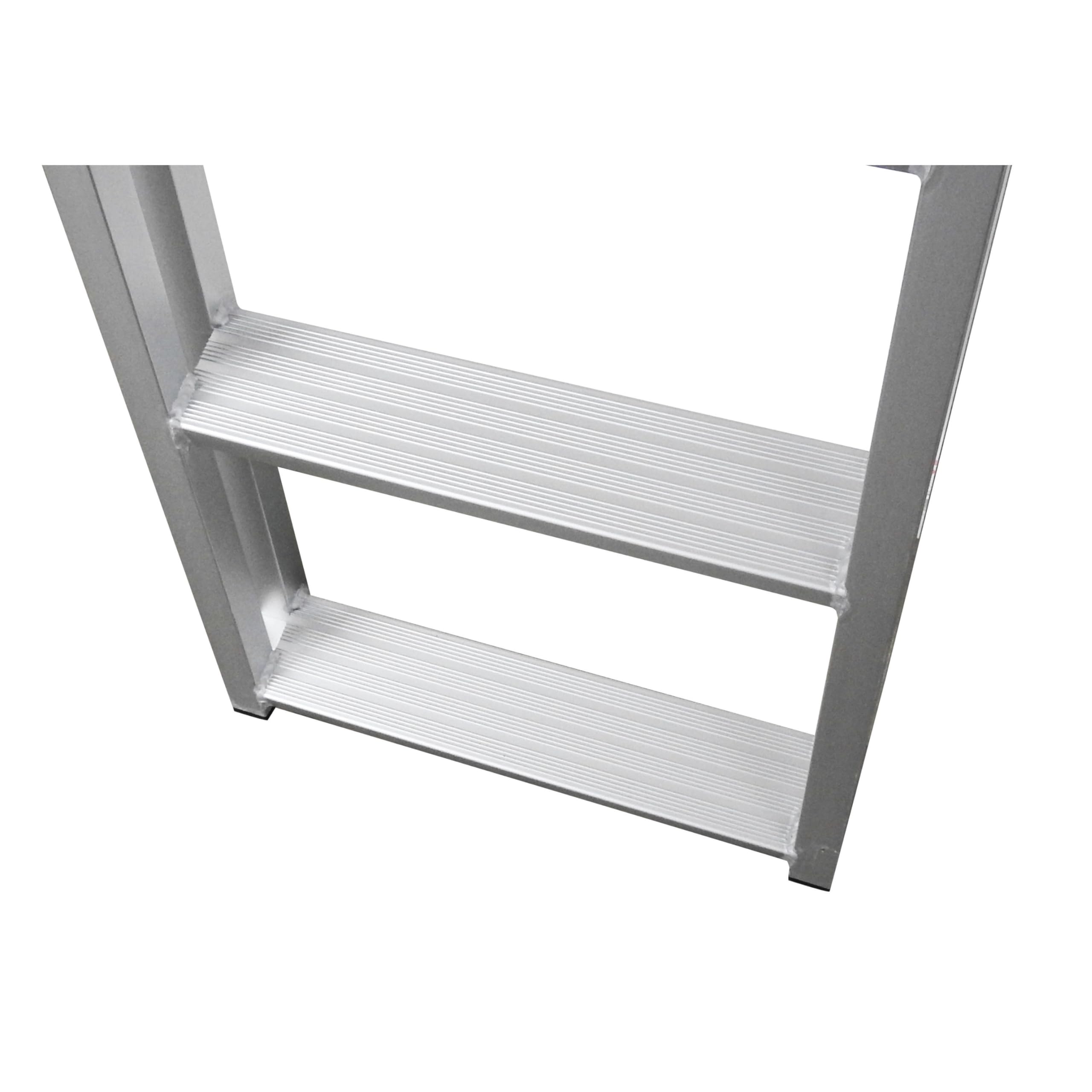 Extreme Max 3005.4239 5-Step Slanted Flip-Up Dock Ladder - Heavy Duty Boat Ladder for Easy Water Access | Perfect for Docks, Piers & Marine Use