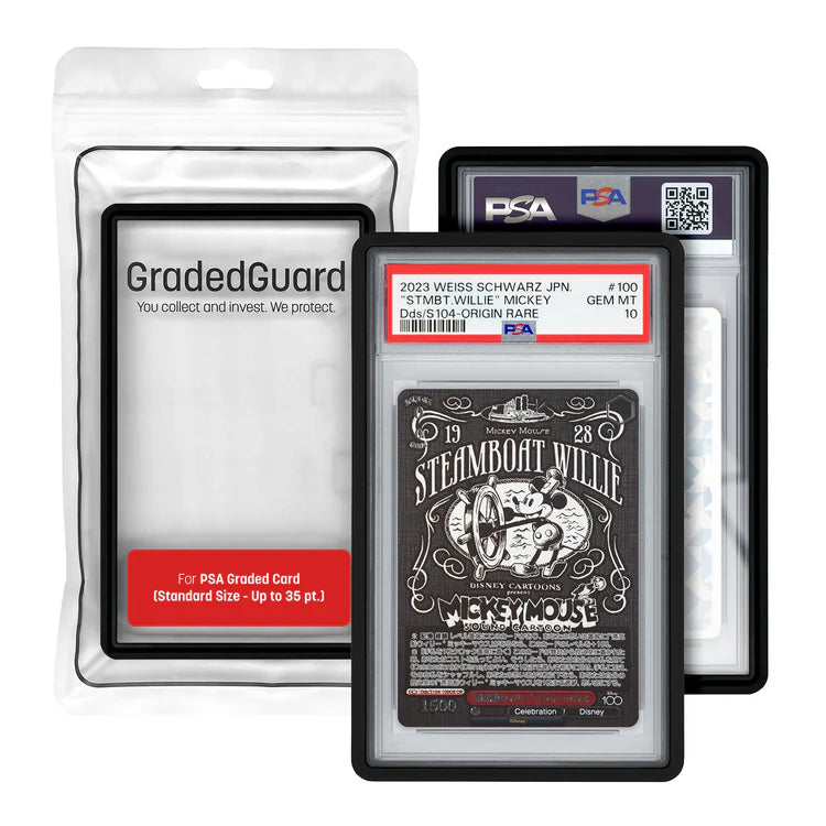GradedGuard Card Sleeves - Premium Protection for Collectible Trading Cards - Perfect for MTG, Pokemon & Sports Card Storage
