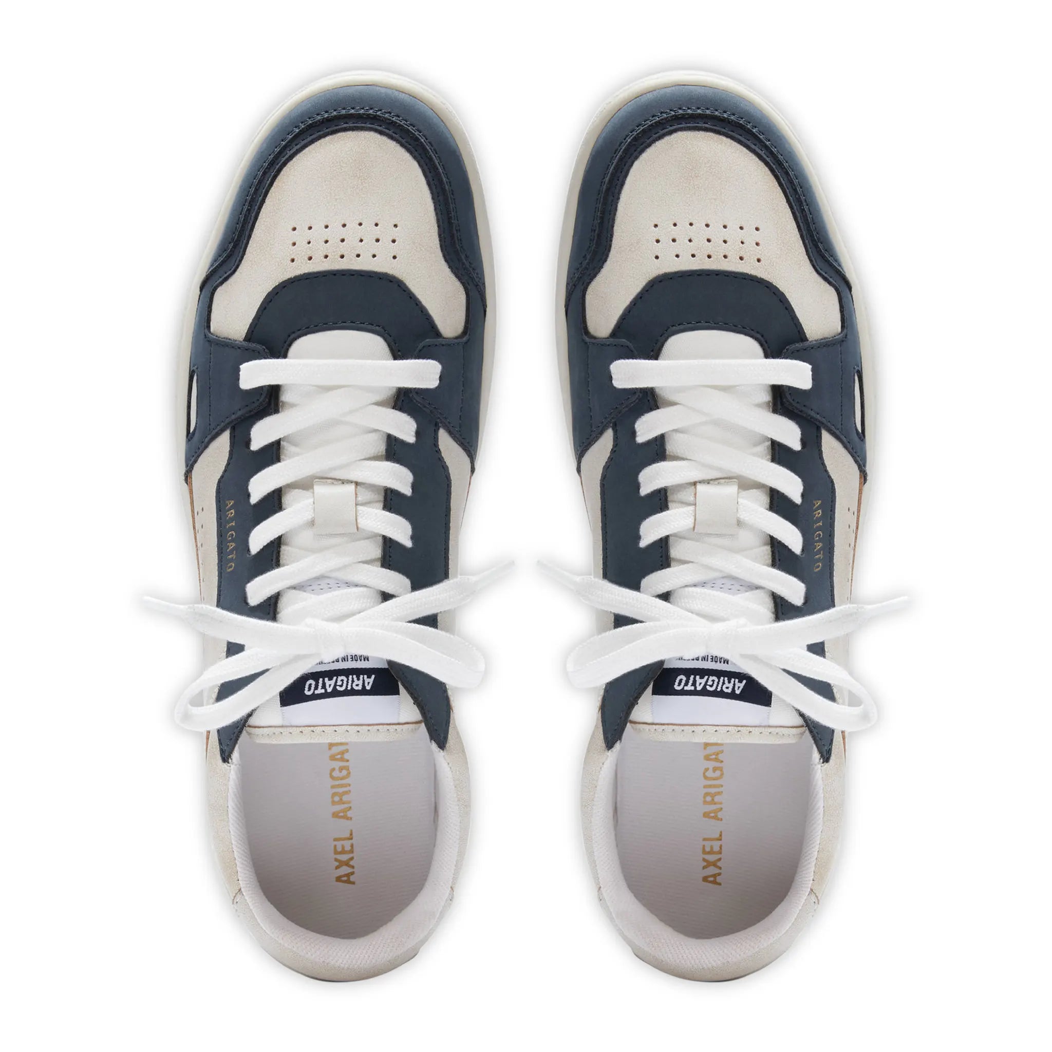 Axel Arigato Dice Low Beige Blue Sneakers for Men - Casual Fashion Sneakers for Everyday Wear | Perfect for Street Style, Work & Weekend Outfits