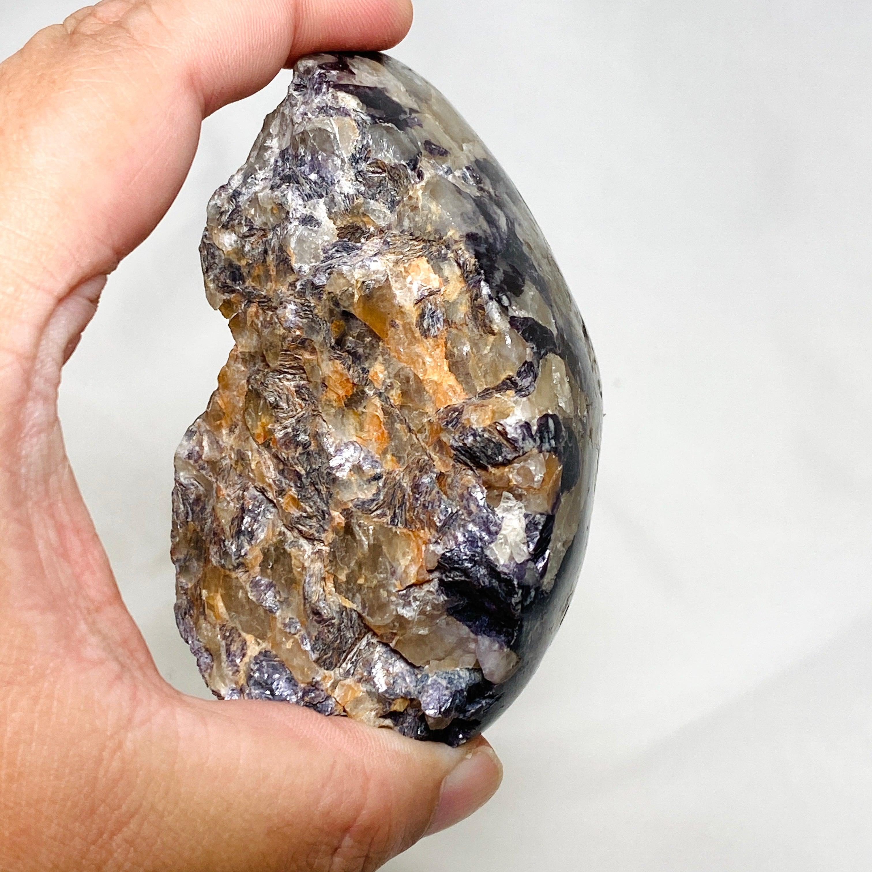 Silver Leaf Lepidolite CR3651 - Natural Healing Crystal for Stress Relief, Anxiety & Emotional Balance | Perfect for Meditation, Home Decor & Spiritual Gifts