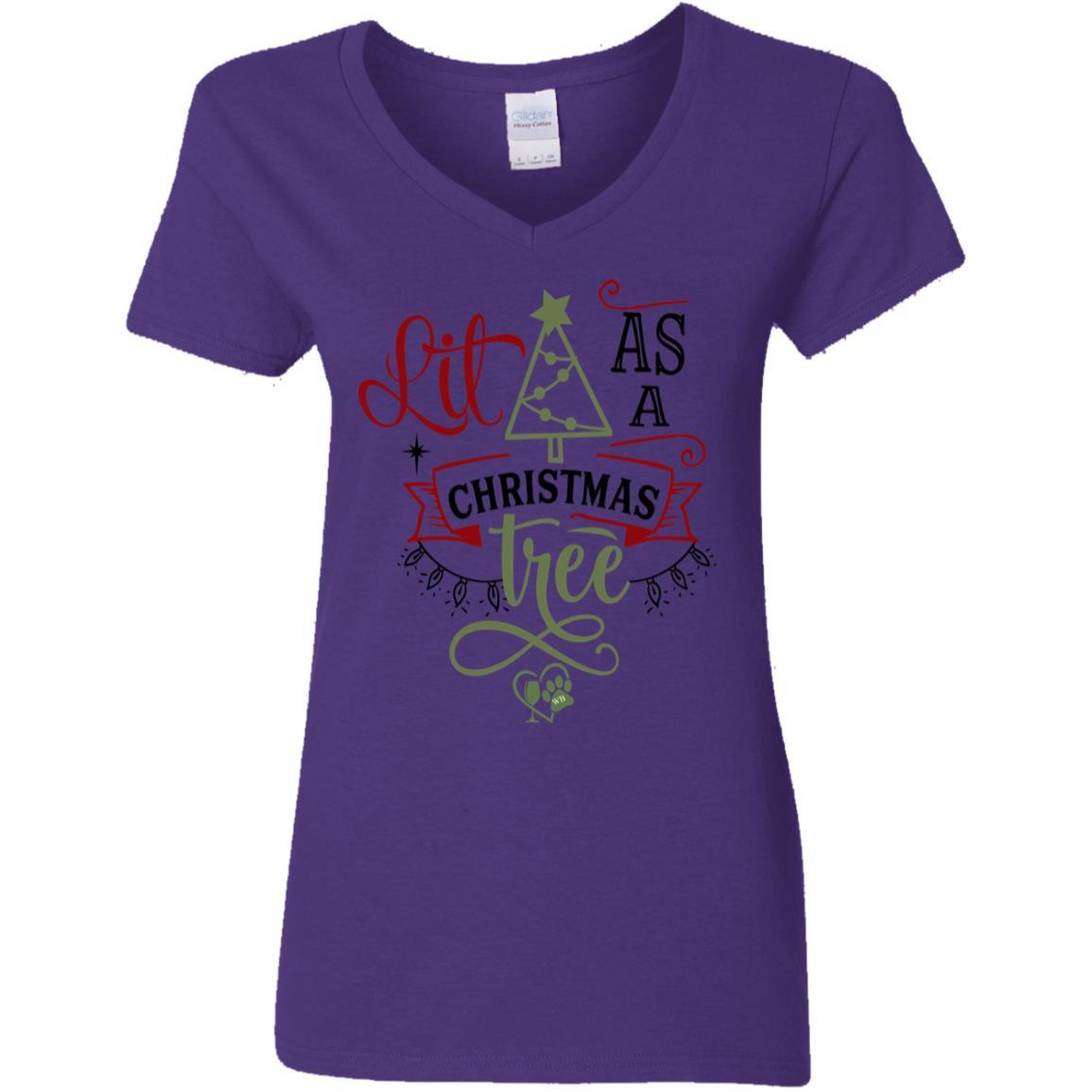 WineyBitches.Co Women's 5.3 oz V-Neck T-Shirt - Soft Cotton Casual Tee for Everyday Wear, Lounge & Outfits