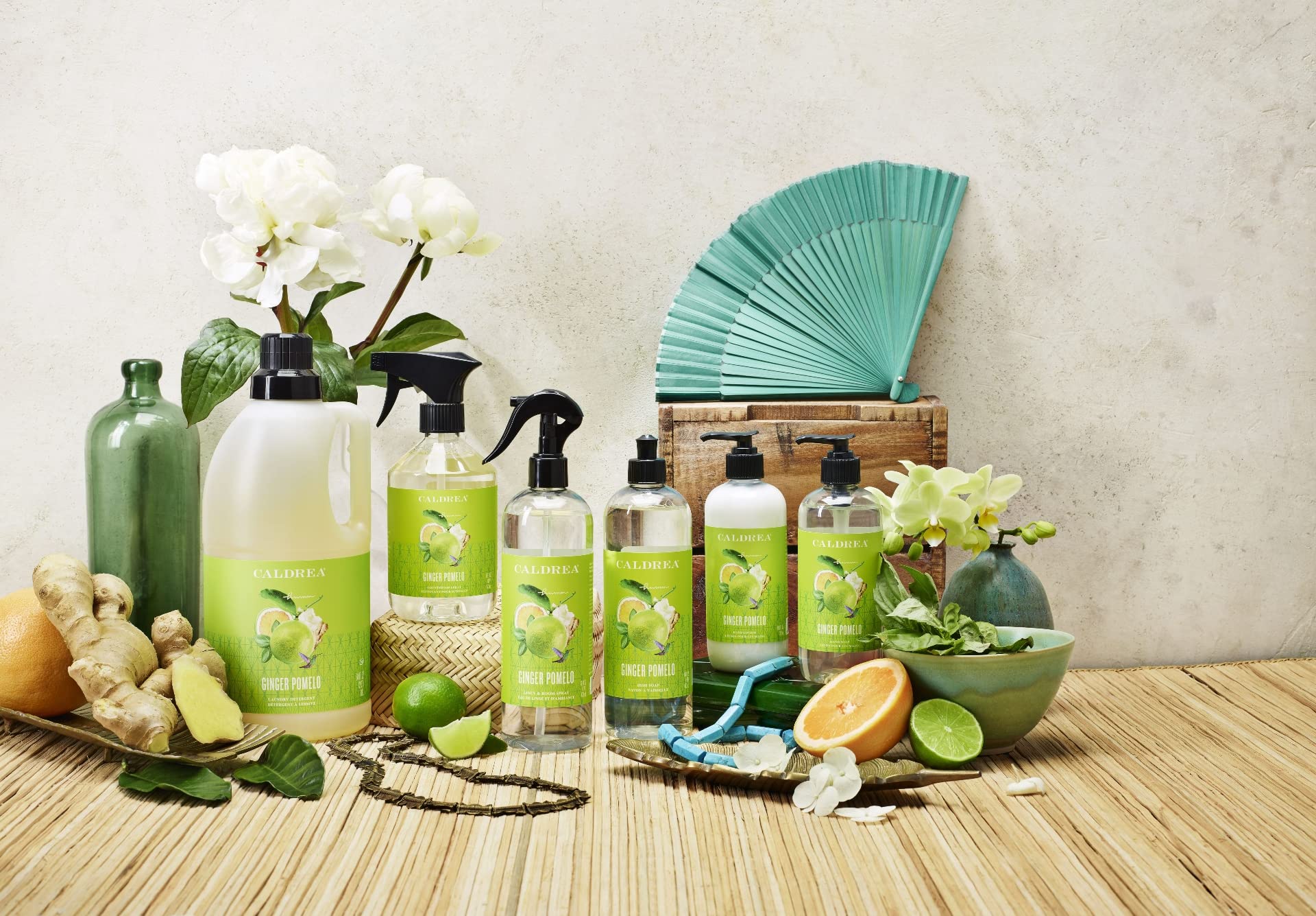Caldrea Aloe Vera & Olive Oil Hand Soap Refill - 32 oz Ginger Pomelo Scent with Essential Oils for Moisturizing & Cleansing | Perfect for Kitchen, Bathroom & Guest Washrooms