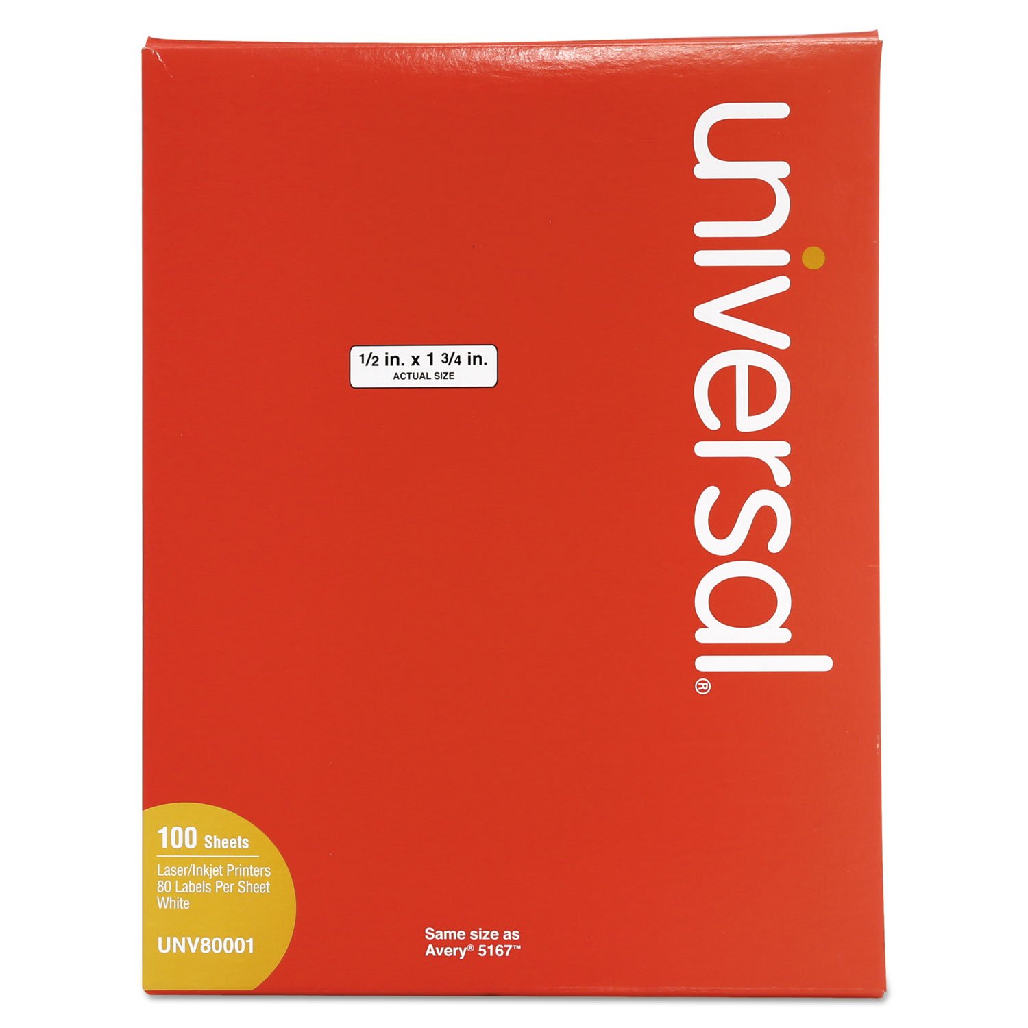 High-Quality Laser Printer Permanent Labels - 8000 Labels per Box | Ideal for Shipping, Packaging & Organization