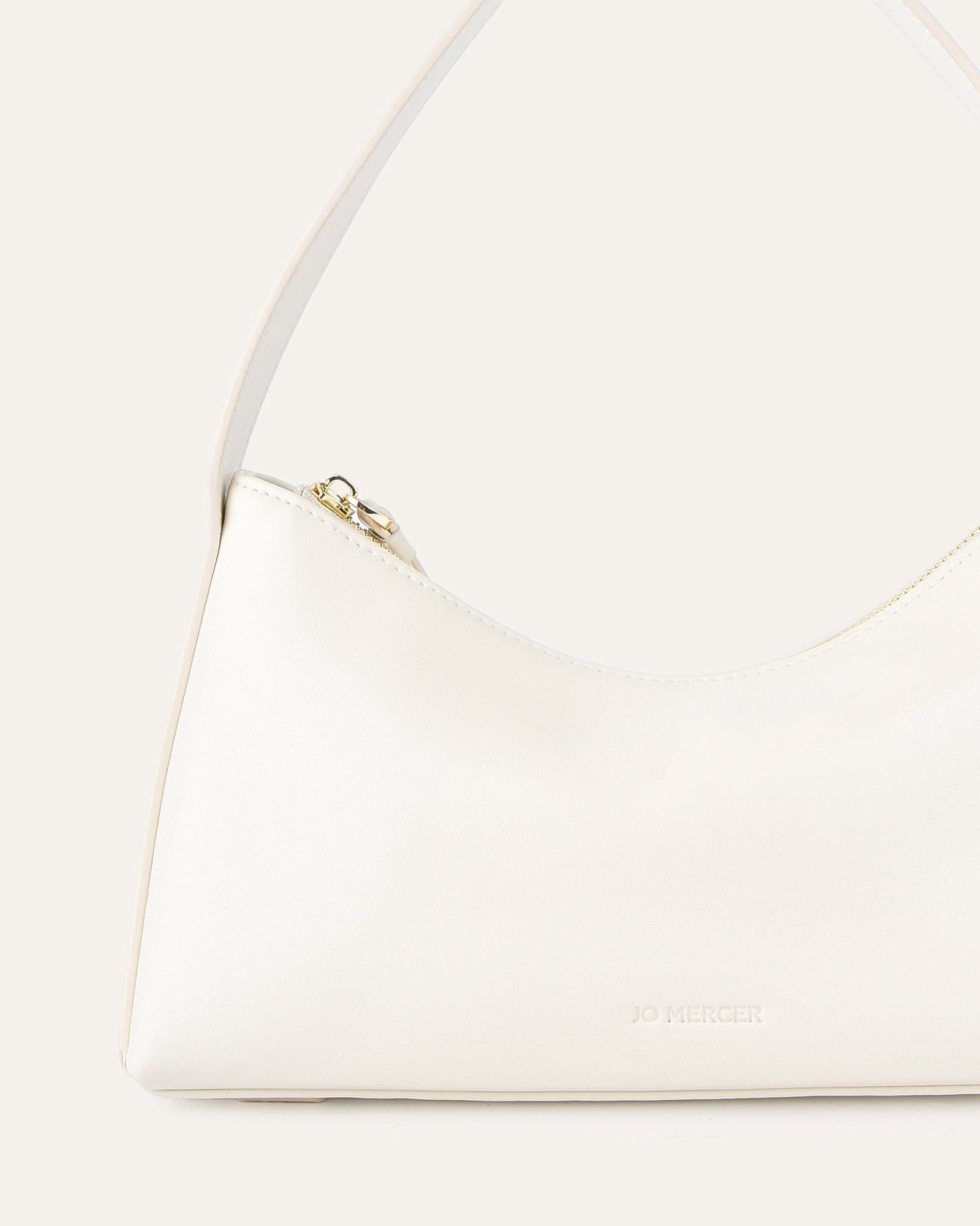 Arlo Shoulder Bag - Premium Off-White Leather Crossbody Purse for Women | Perfect for Work, Travel & Everyday Use