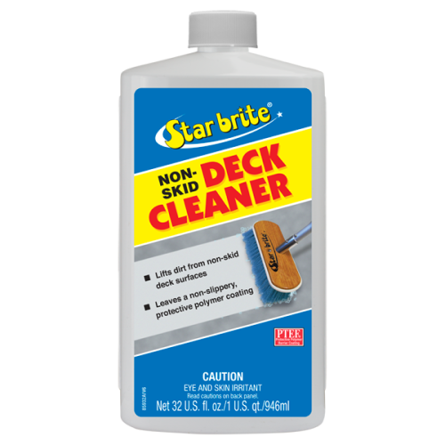 Star Brite 32oz Non-Skid Deck Cleaner - Marine Grade Boat Deck Cleaner for Non-Slip Surfaces | Perfect for Boats, Yachts, and Outdoor Decks