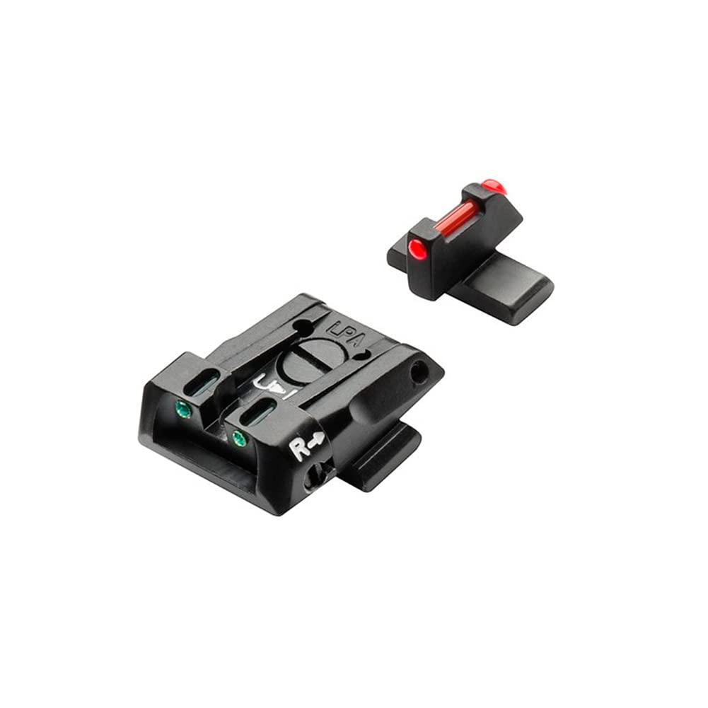 Beretta APX Series Fiber Optic Adjustable Sight Kit - Front & Rear Sights, Black Finish | Enhanced Accuracy for Target Shooting & Self-Defense