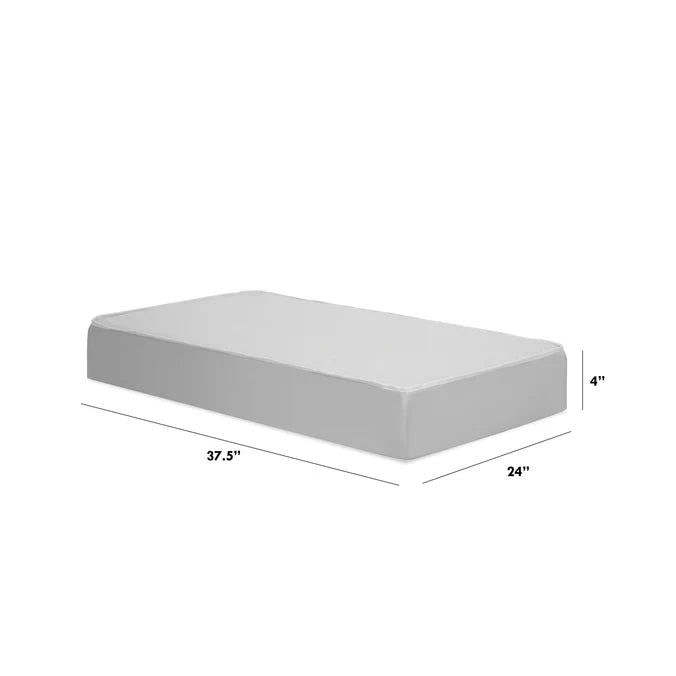 Premium Extra Firm Mini Crib Mattress with Coil Support - Breathable & Waterproof for Baby Nursery, Daycare & Travel