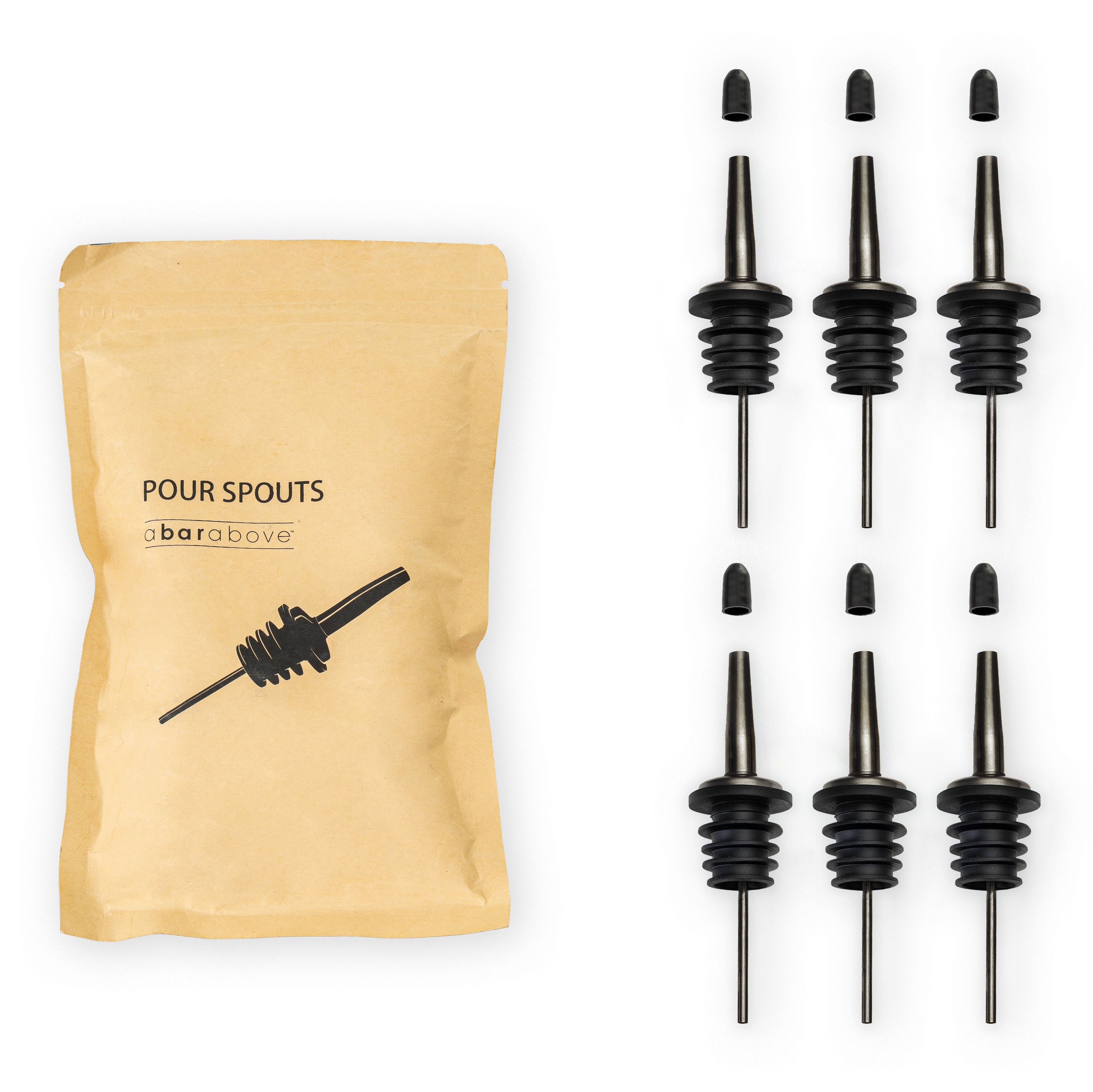 Premium Black Pour Spout - Durable Leak-Proof Spout for Liquids, Oils & Chemicals | Perfect for Kitchen, Bar, Workshop & Industrial Use