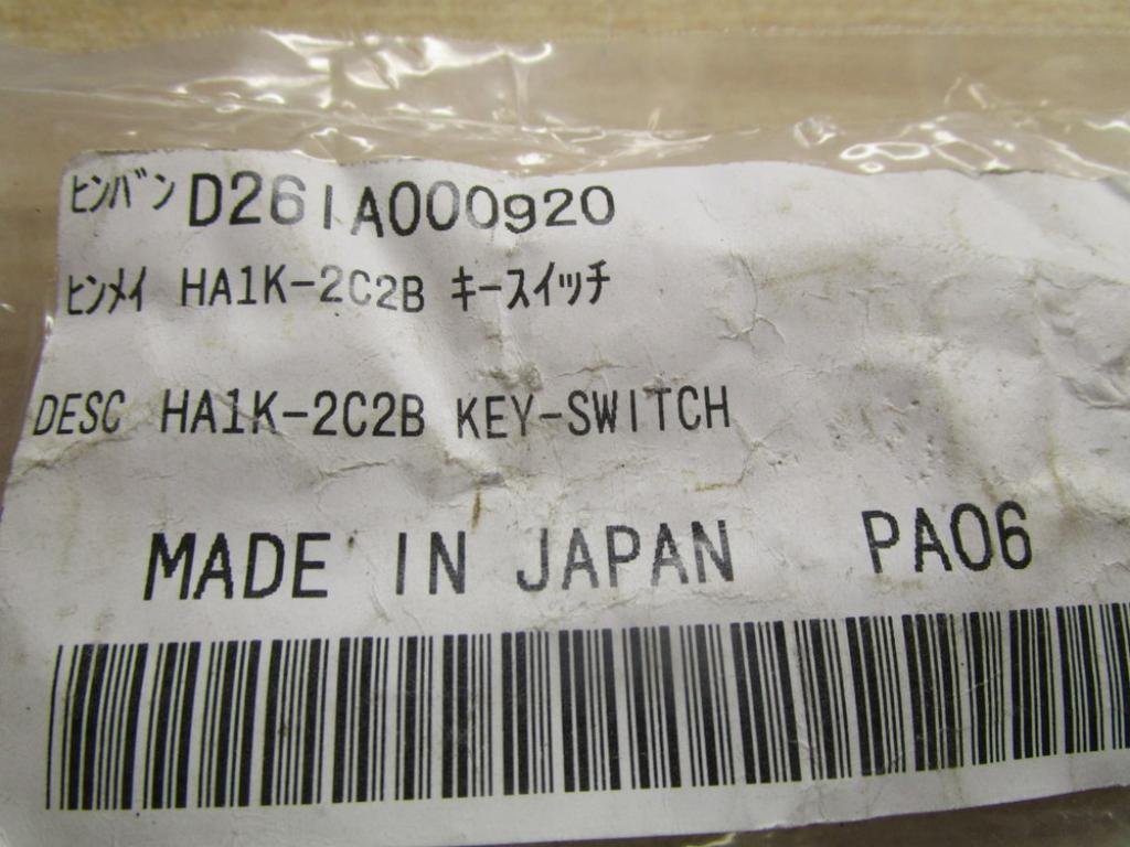 IDEC HA1K-2C2B 16mm 2-Position Maintained DPDT Switch with Gold Contacts - H6 Series Key Operator Selector Switch, Round Bezel, Solder/TAB Terminal - Perfect for Industrial Control Panels, Machinery, and Electrical Equipment