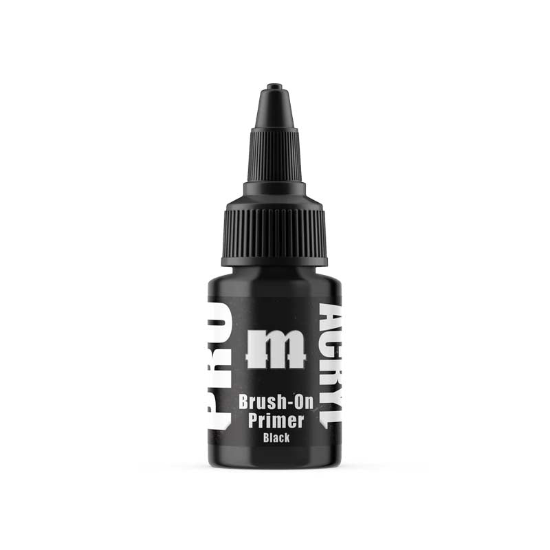 AMP Pro Acrylic Primer Brush - Black - Perfect for Nail Art, DIY Crafts & Professional Salon Use
