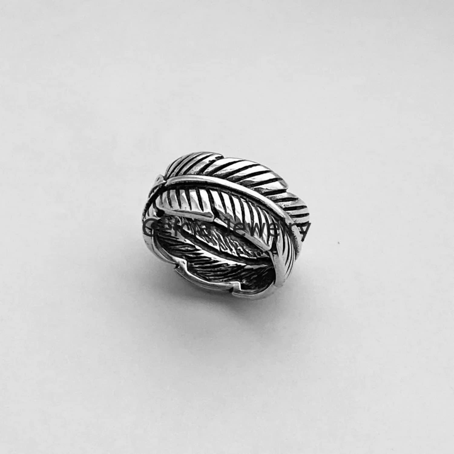 925 Sterling Silver Feather Wraparound Ring - Boho Bird Wing Jewelry for Women, Classic Religious Ring, Mothers Day Gift (Size 7) | Perfect for Boho Fashion, Spiritual Wear & Special Occasions