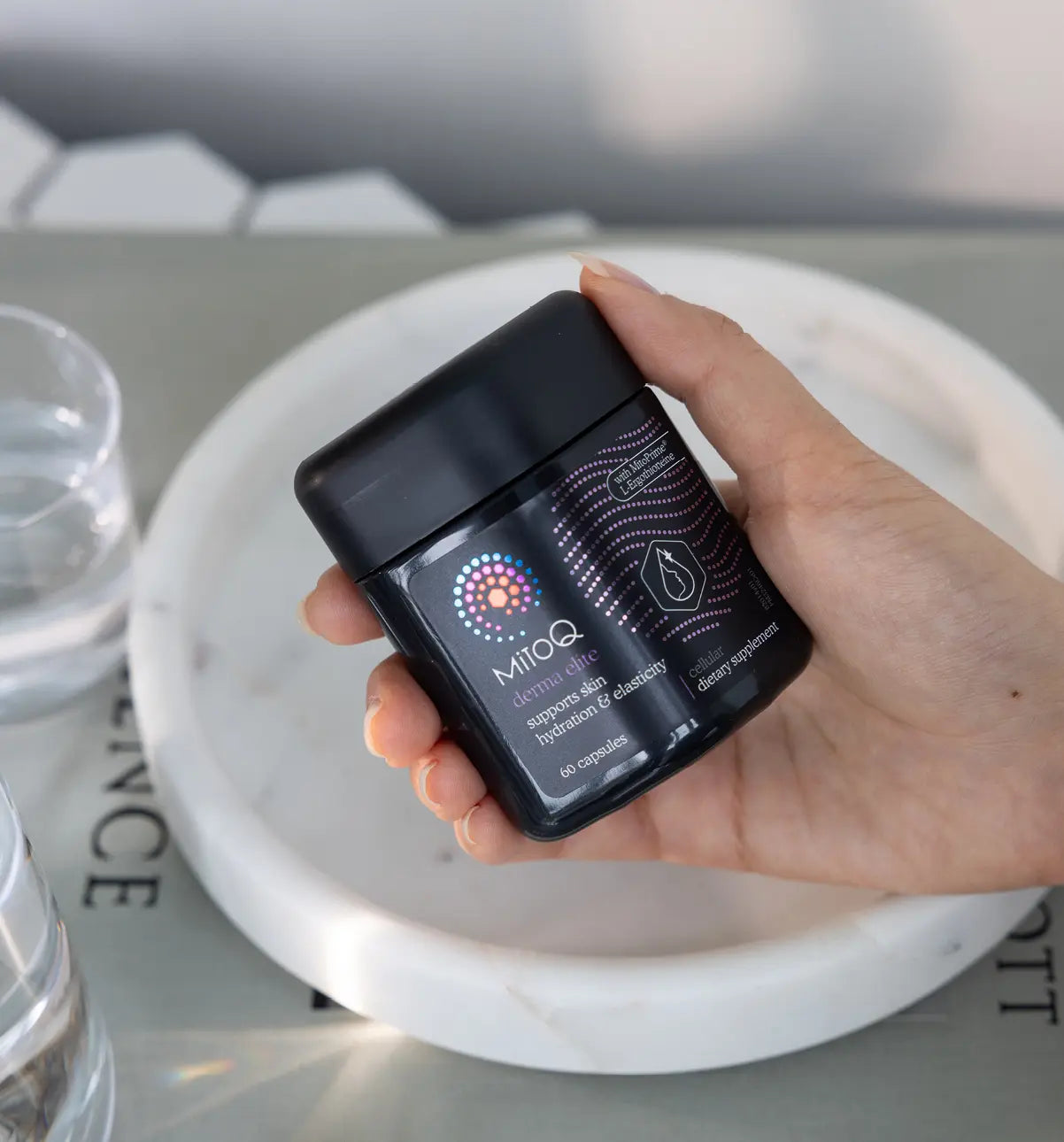 MitoQ Derma Elite Skin Care Serum - Anti-Aging & Hydrating Facial Treatment for Women & Men - Perfect for Night Routine & Daily Skincare Regimen