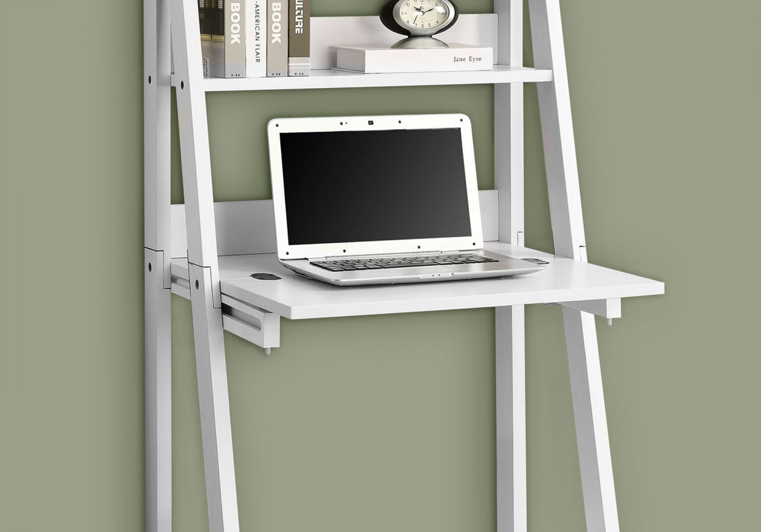 Arlen Desk - White Modern Writing Desk for Home Office, Study & Workspace | Stylish & Functional Furniture