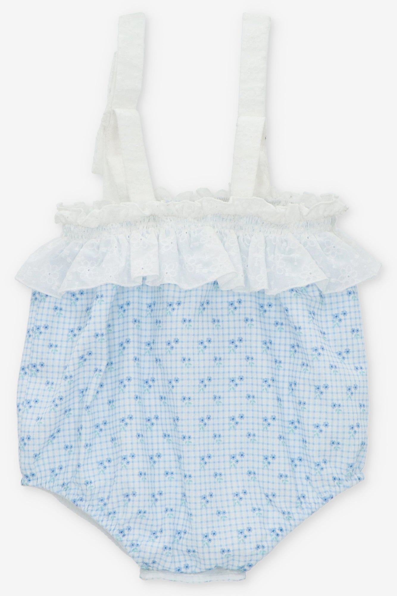 Lucia Dusky Blue Floral Shortie Pajama Set - Soft & Comfortable Sleepwear for Women - Perfect for Lounging, Sleepovers & Relaxing at Home