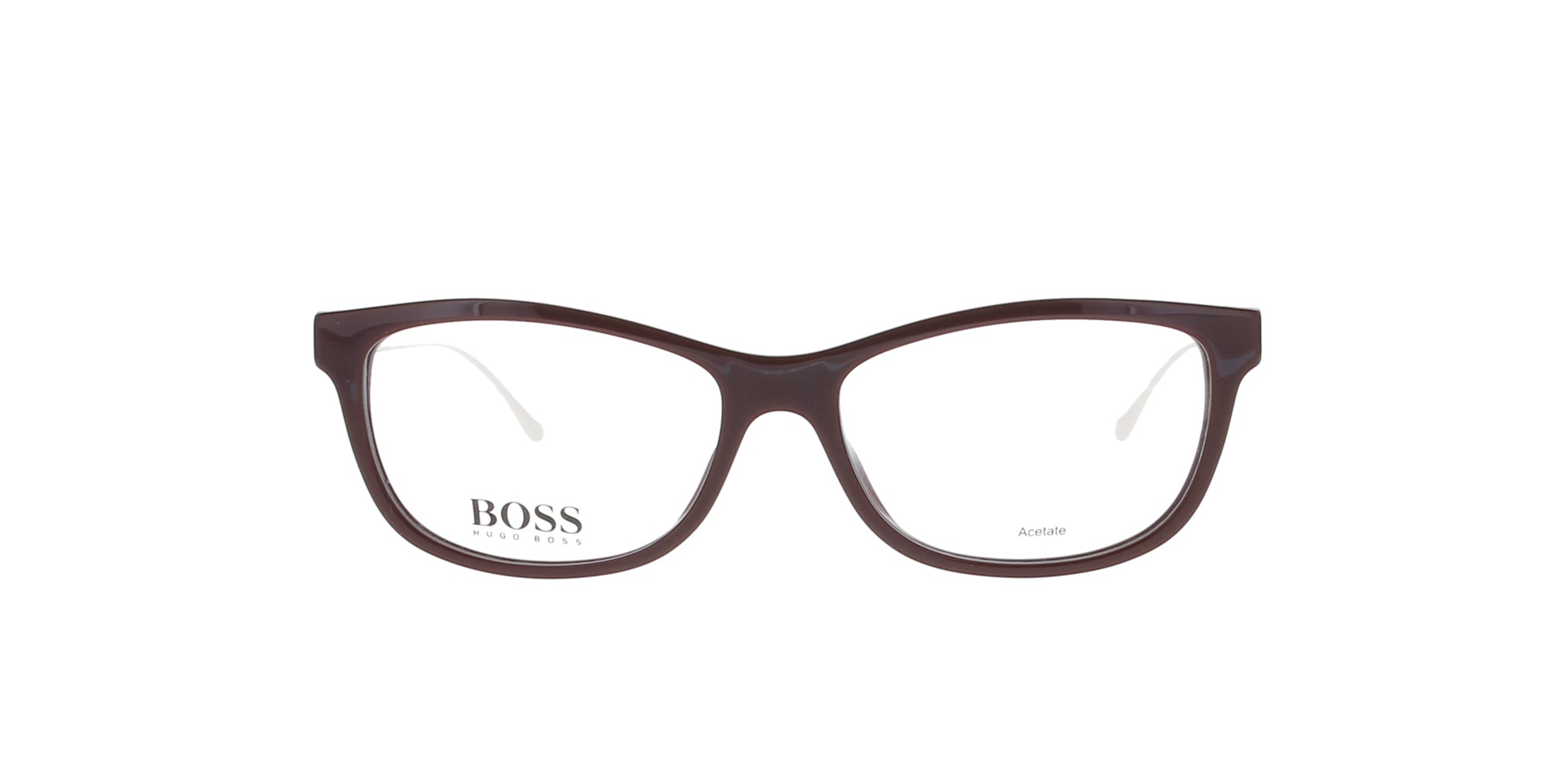 Hugo Boss Burgundy & Gold Eyeglass Frames - Stylish & Durable for Work, Parties & Everyday Wear