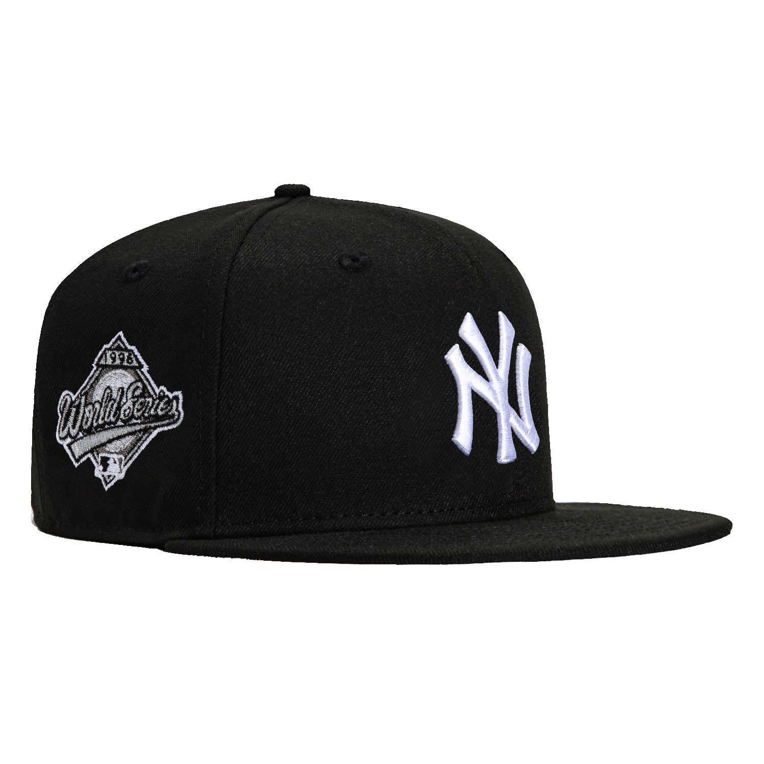New Era 59Fifty New York Yankees 1996 World Series Patch Snapback Hat - Black & White - Official MLB Baseball Cap for Men & Women - Perfect for Games, Fan Gear & Streetwear Fashion