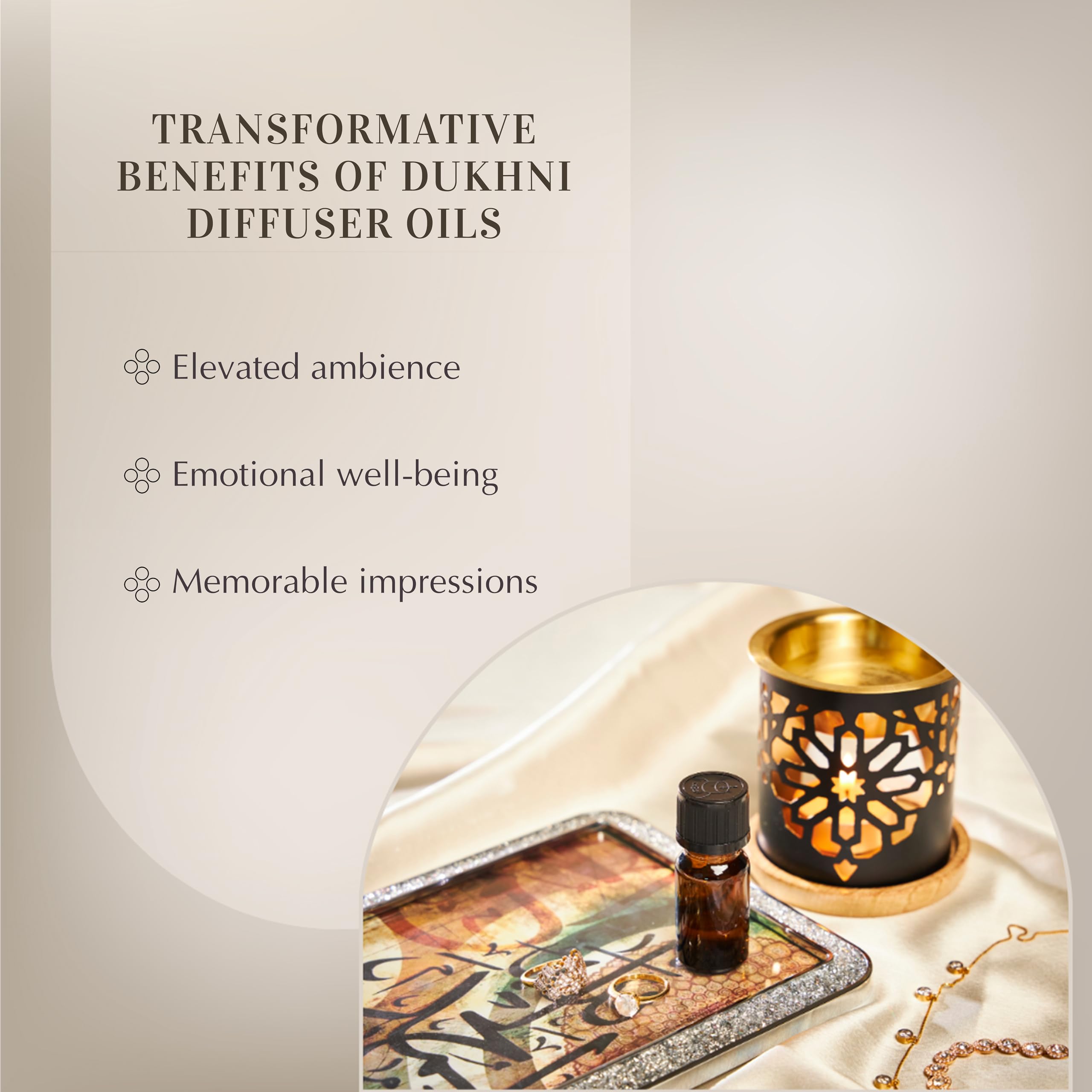 Premium Dukhni Oud Diffuser Oil - 10ml Pure Oud Al Qamar Essential Oil for Aromatherapy | 100% Natural Arabic Perfume Oil for Diffusers & Humidifiers | Relaxing Scent for Home, Spa, Massage & Meditation | Perfect for Stress Relief & Mood Enhancement