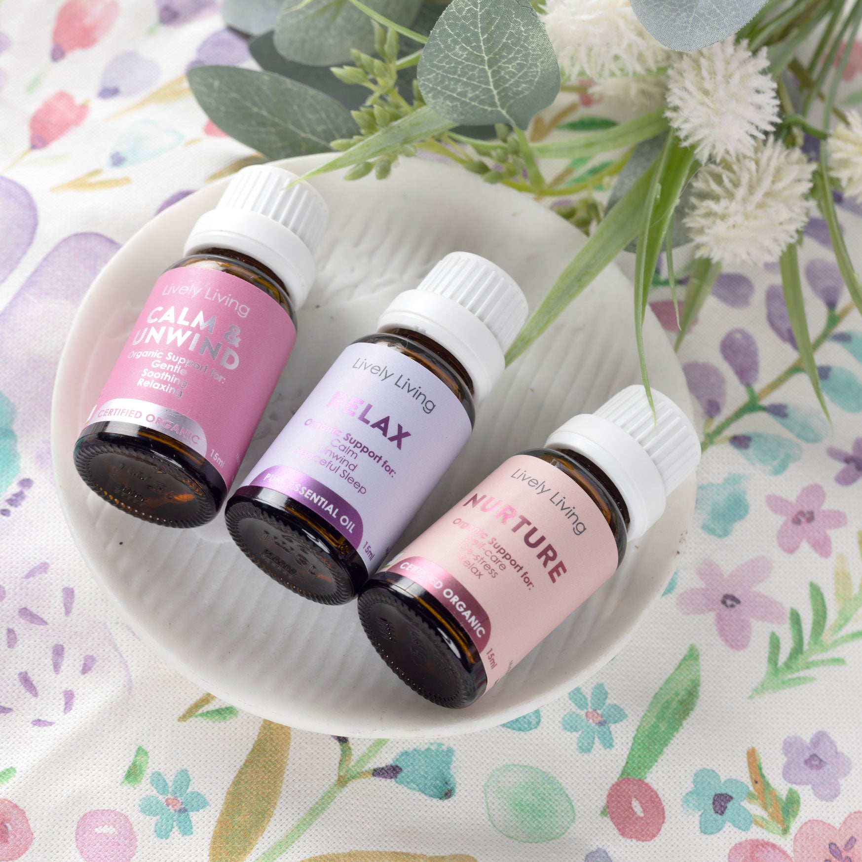 15ml Relax & Unwind Essential Oil Set - Aromatherapy for Stress Relief, Sleep & Meditation | Perfect for Diffusers, Massage & Home Spa