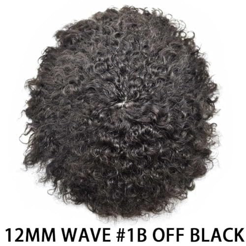 1B# OFF BLACK-12mm wave