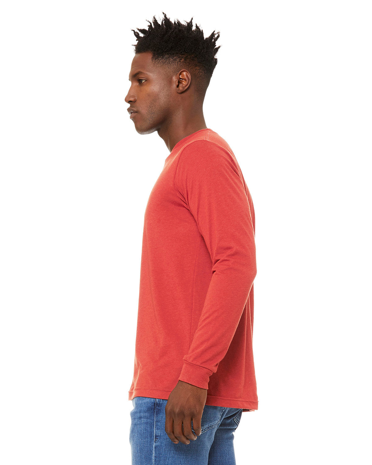 Bella + Canvas 3513 Unisex Triblend Long Sleeve T-Shirt - Soft Comfortable Crew Neck Tee for Men & Women - Perfect for Casual Wear, Layering, and Everyday Outfits