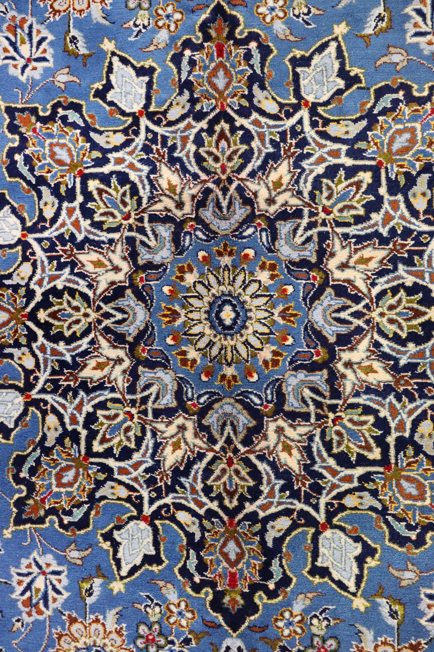 Antique Kashan Handwoven Traditional Persian Rug - J65486 - Perfect for Living Room, Bedroom & Office Decor
