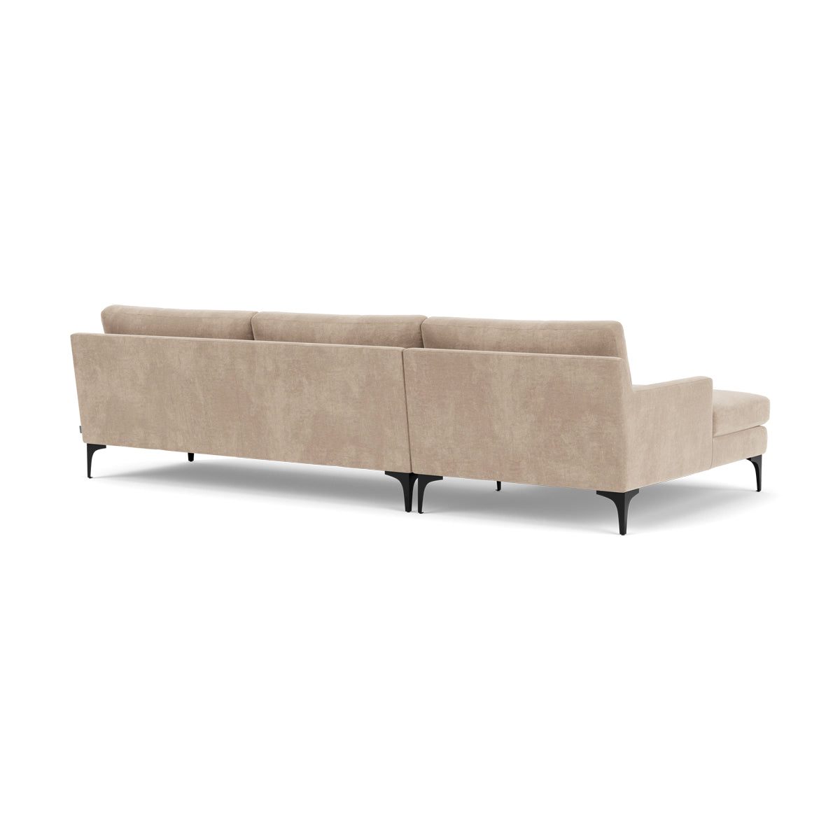 Astha Fabric Left Chaise Sofa - Modern L-Shaped Sectional Couch with Reversible Design for Living Room, Lounge & Home Theater Comfort