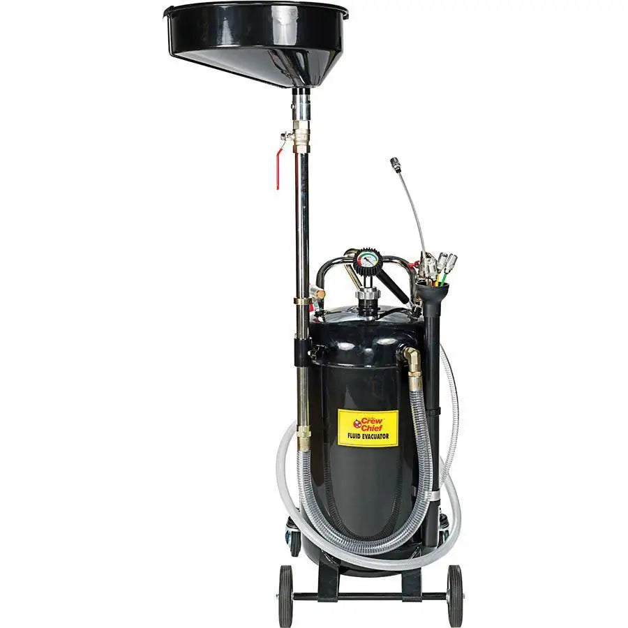 JohnDow 20 Gallon Combination Fluid Evacuator and Oil Drain System - Professional Automotive Fluid Extractor for Oil Changes, Coolant, Transmission Fluid | Ideal for Auto Shops, Mechanics & DIY Car Maintenance