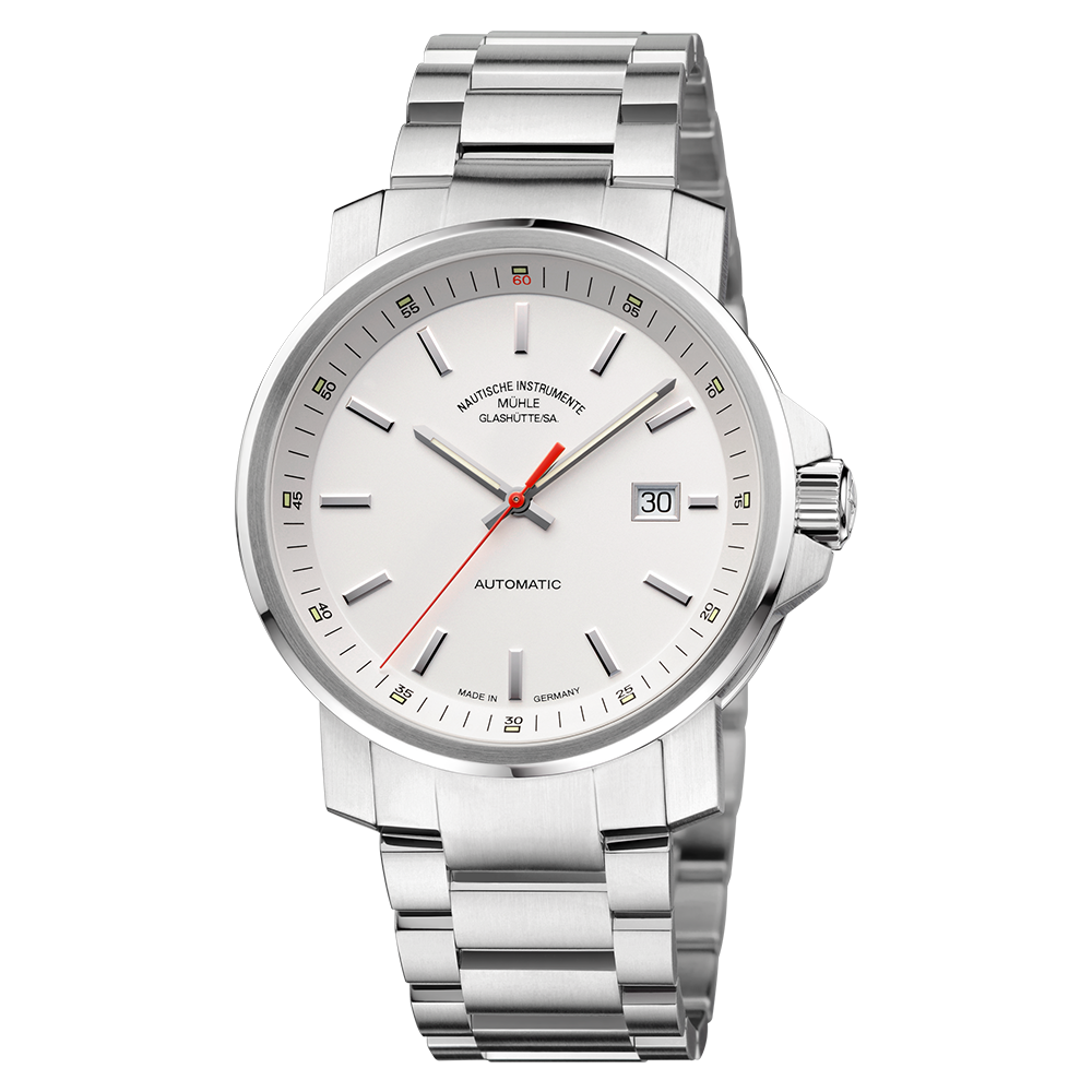 29er Big White Dial Stainless Steel Bracelet Watch for Men - Stylish Casual & Business Timepiece for Outdoor Activities and Office Wear