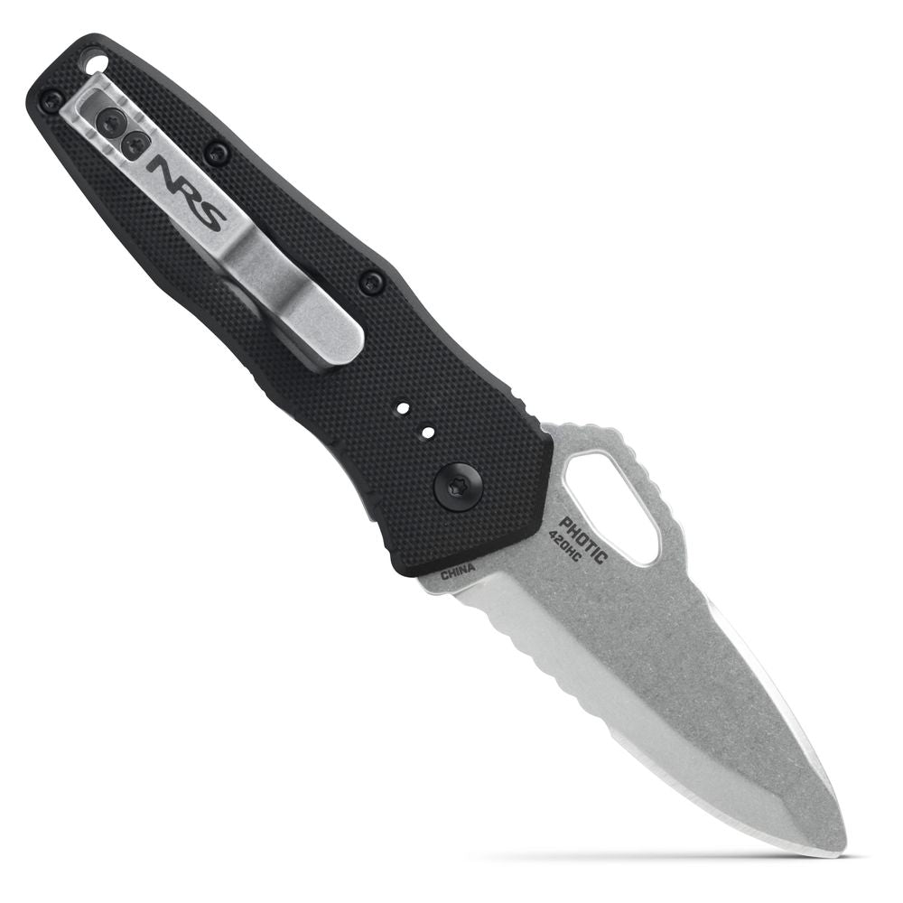 NRS Photic Knife - High-Quality Tactical Knife for Outdoor, Camping, Survival & Everyday Carry (EDC) - Perfect for Hiking, Hunting, and Emergency Situations
