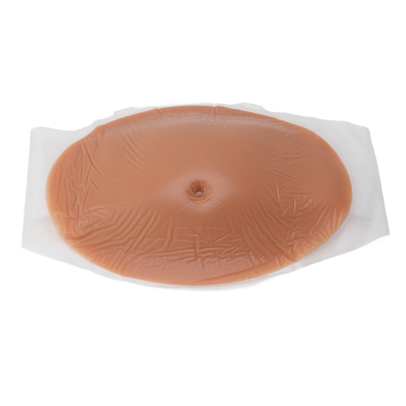 Luqeeg Realistic Fake Pregnancy Belly - Soft Silicone Breathable Artificial Tummy for Photography, Acting, Cosplay & Performance (7-8 Months) - Perfect for Halloween Costumes, Prank Gifts & Maternity Photo Shoots