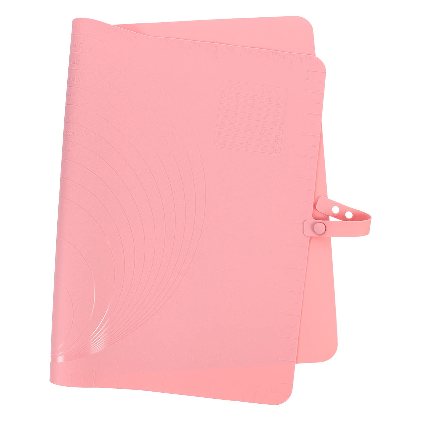 Non-Slip Silicone Baking Mat for Pastry Rolling - Large Dough Rolling Mat with Measurement Scale, Reusable & Easy Clean - Perfect for Cookies, Bread, Pizza Dough & Pastry Making at Home