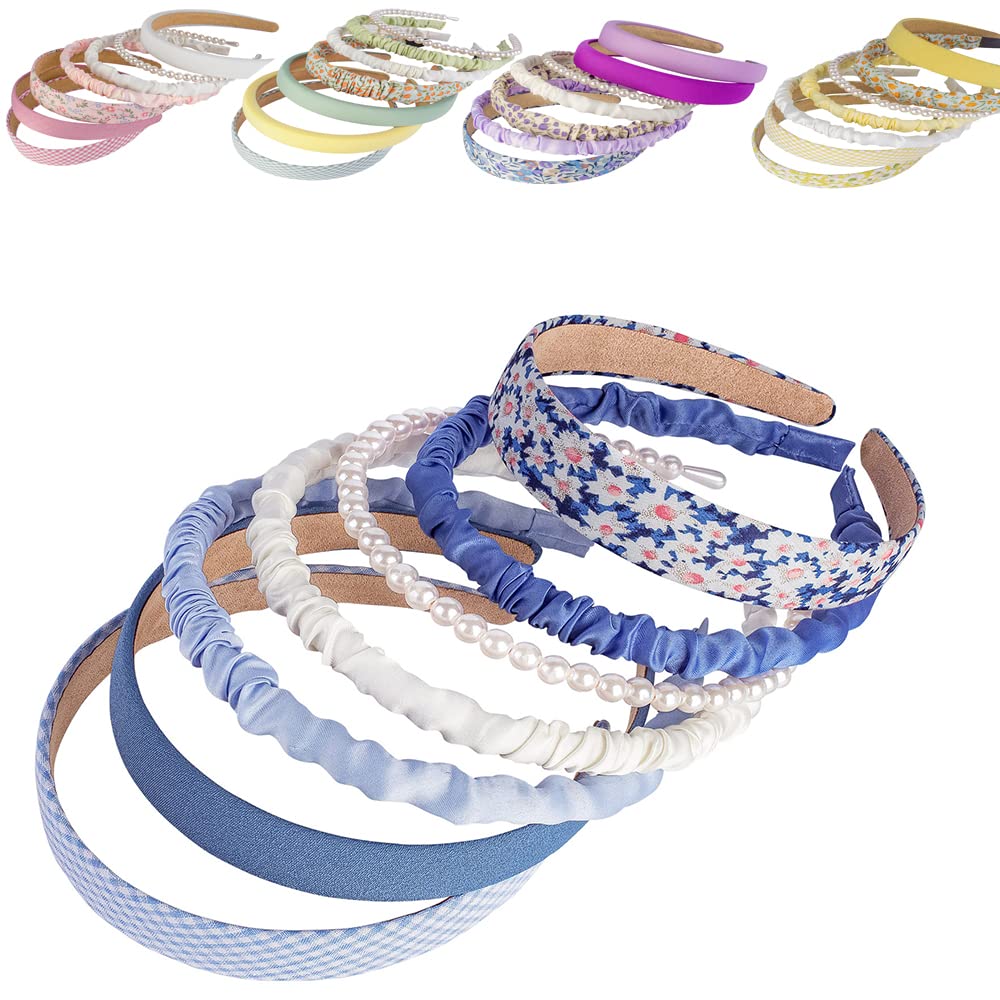 Elegant Pearl Headbands for Women & Girls - Non-Slip Hair Accessories with Various Patterns | Perfect for Weddings, Parties & Everyday Wear
