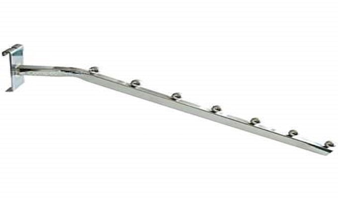 16-Pack 7 Ball Gridwall Square Waterfall Hangers for Retail Display - Perfect for Clothing, Accessories & Boutique Merchandise Organization