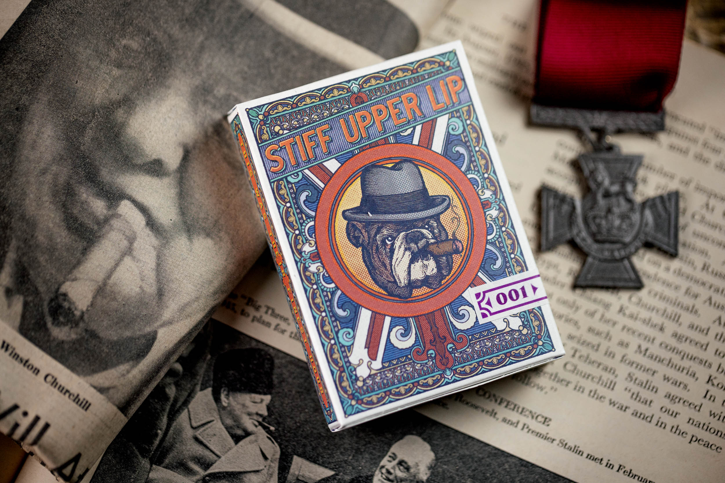 Premium Stiff Upper Lip Luxury Playing Cards - Elegant Poker Cards for Parties, Magic Tricks & Collectors | High-Quality Deck for Card Games & Gifts