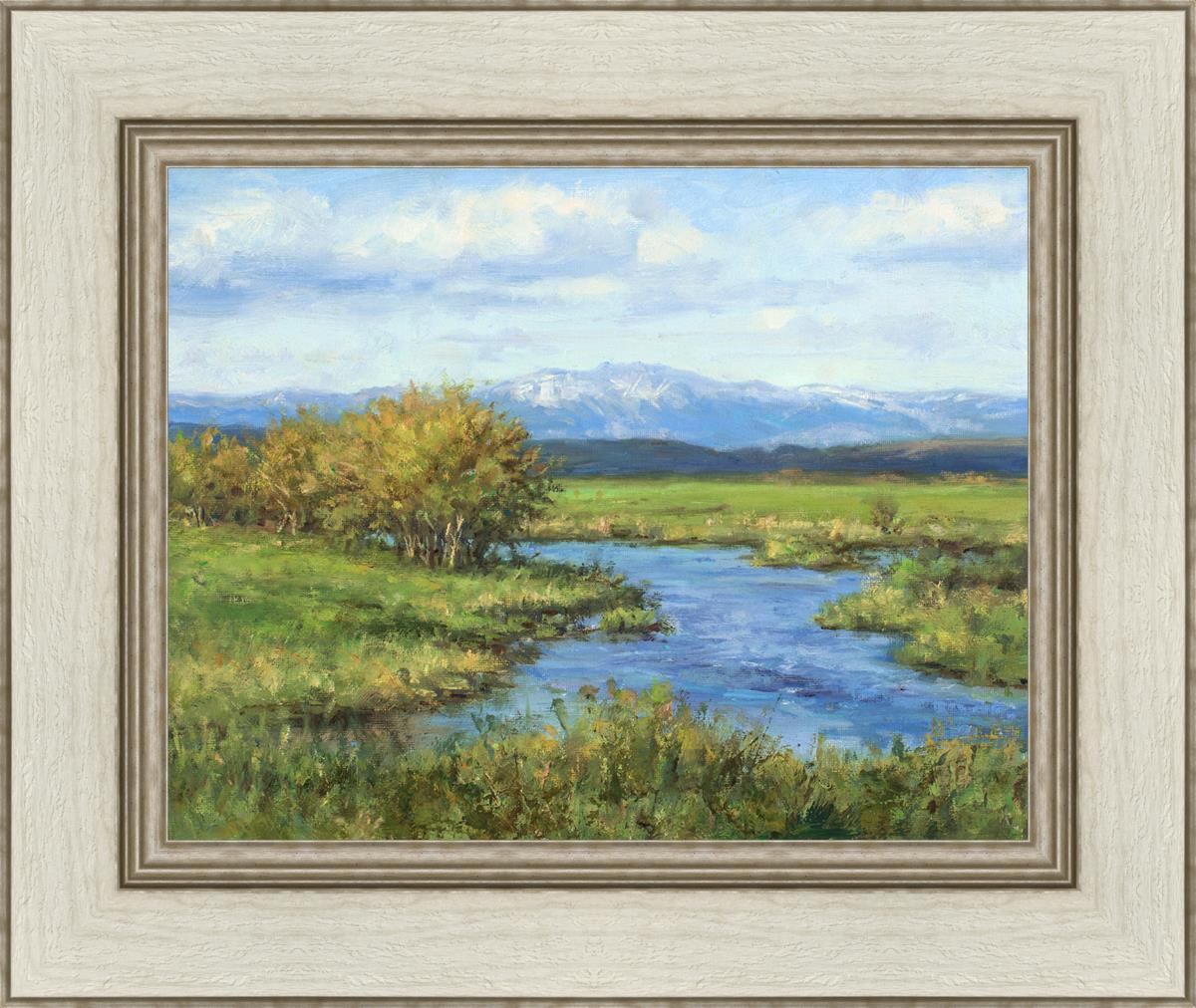 Spring Runoff on Camas Creek - Stunning Nature Landscape Wall Art Print for Home & Office Decor | Perfect for Living Rooms, Bedrooms & Offices