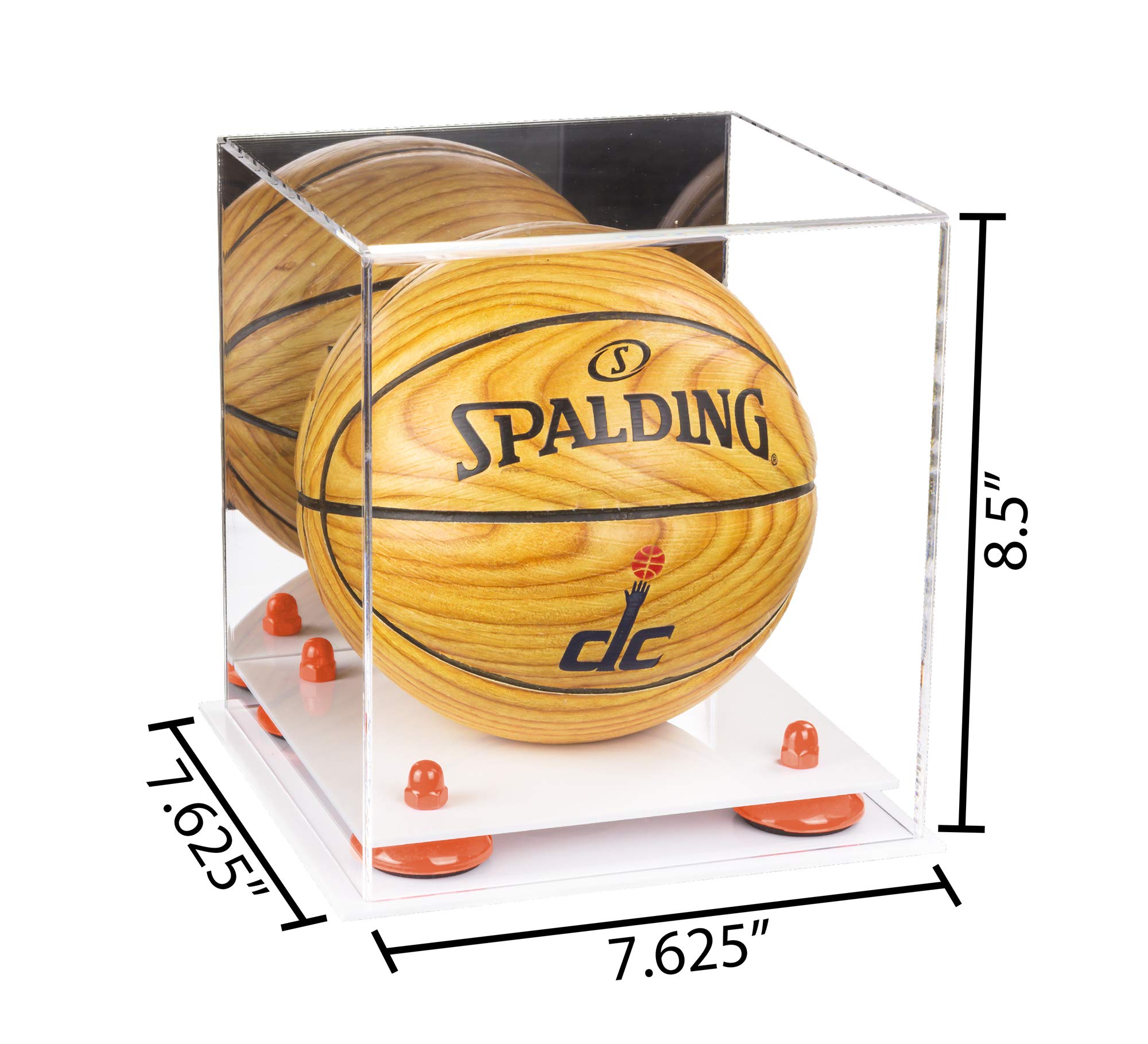 Acrylic Mini Basketball Display Case - Perfect for Collectibles & Miniature Sports Memorabilia - Ideal for Home, Office, or Man Cave Decor