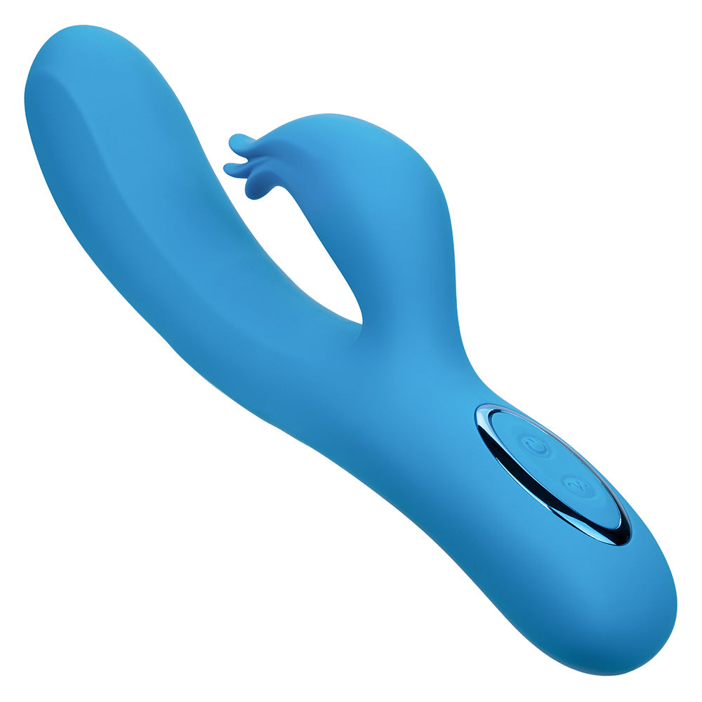 Premium Azure Collection Flutter G-Spot Rabbit Vibrator - Dual Stimulation for Women - Perfect for Solo Play & Couples Intimacy