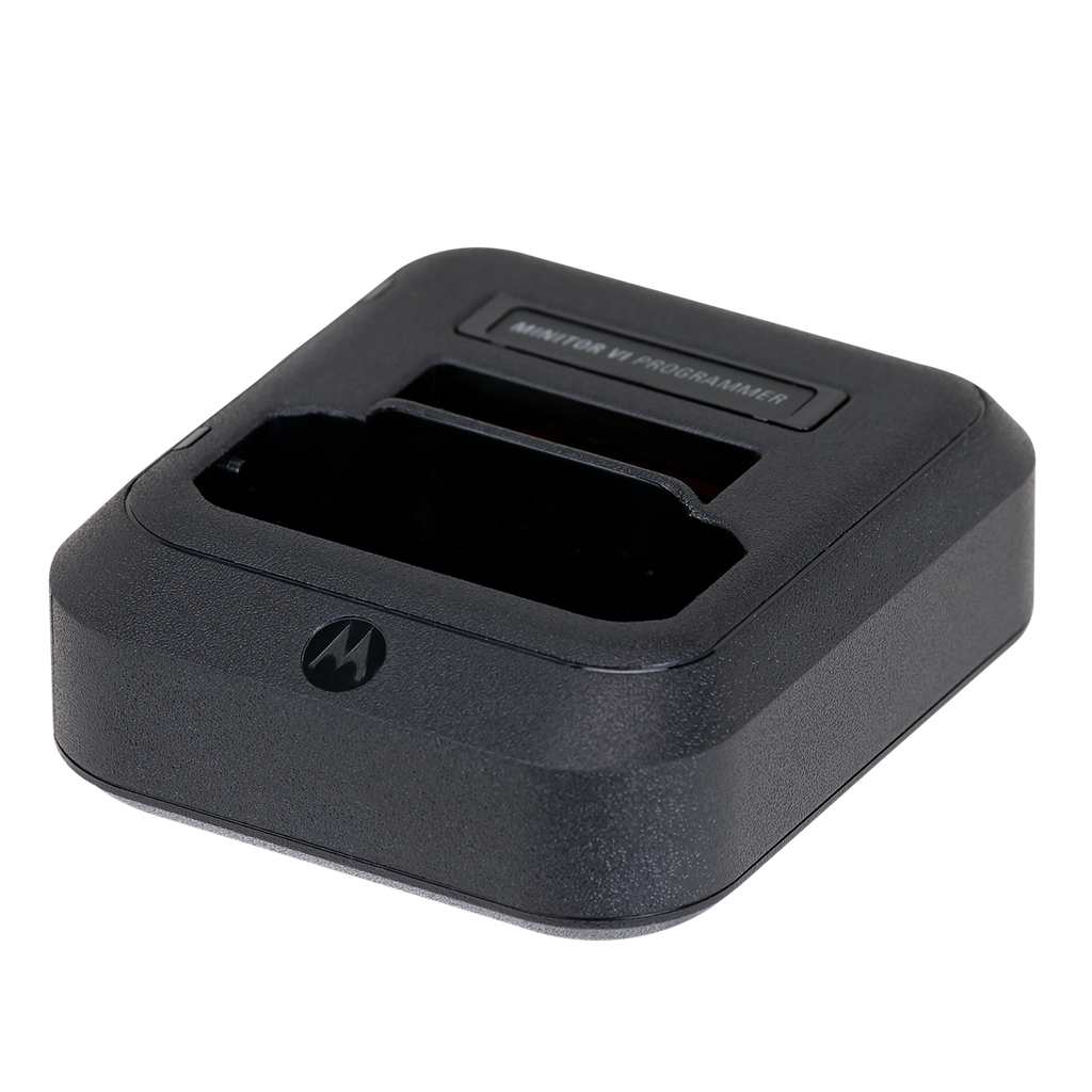 Motorola RLN6527 Minitor 6 Programming Cradle - Two-Way Radio Charger & Programming Dock for Firefighters & First Responders - Emergency Communication Device Accessory