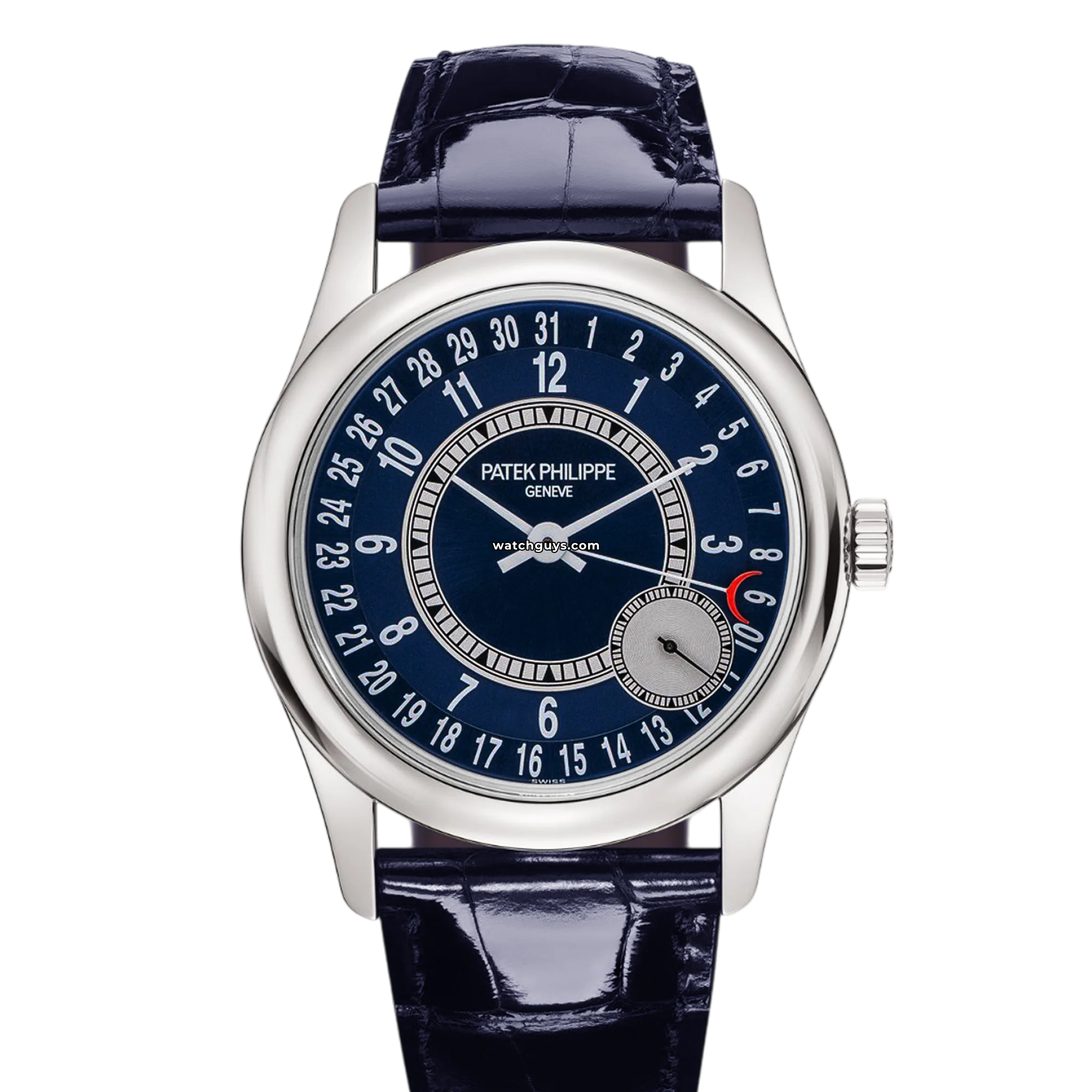 Luxury Patek Philippe Calatrava 6000G-012 Men's Watch - 18K White Gold Automatic Dress Watch for Business & Formal Occasions