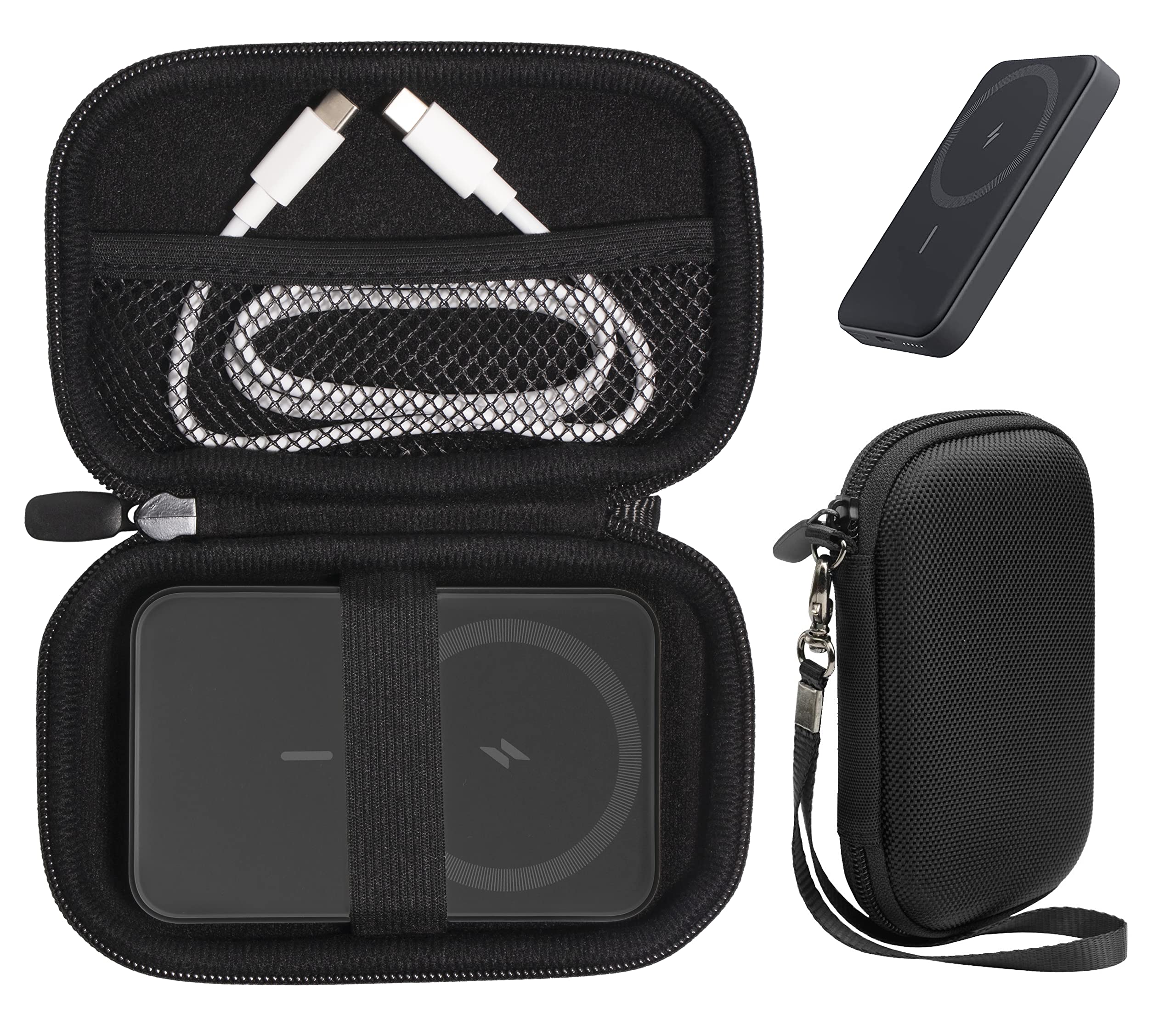 Anker 622 Magnetic Wireless Portable Charger Case - 5000mAh Foldable Magnetic Power Bank with Protective Cover | Perfect for Travel, Office & On-the-Go Charging
