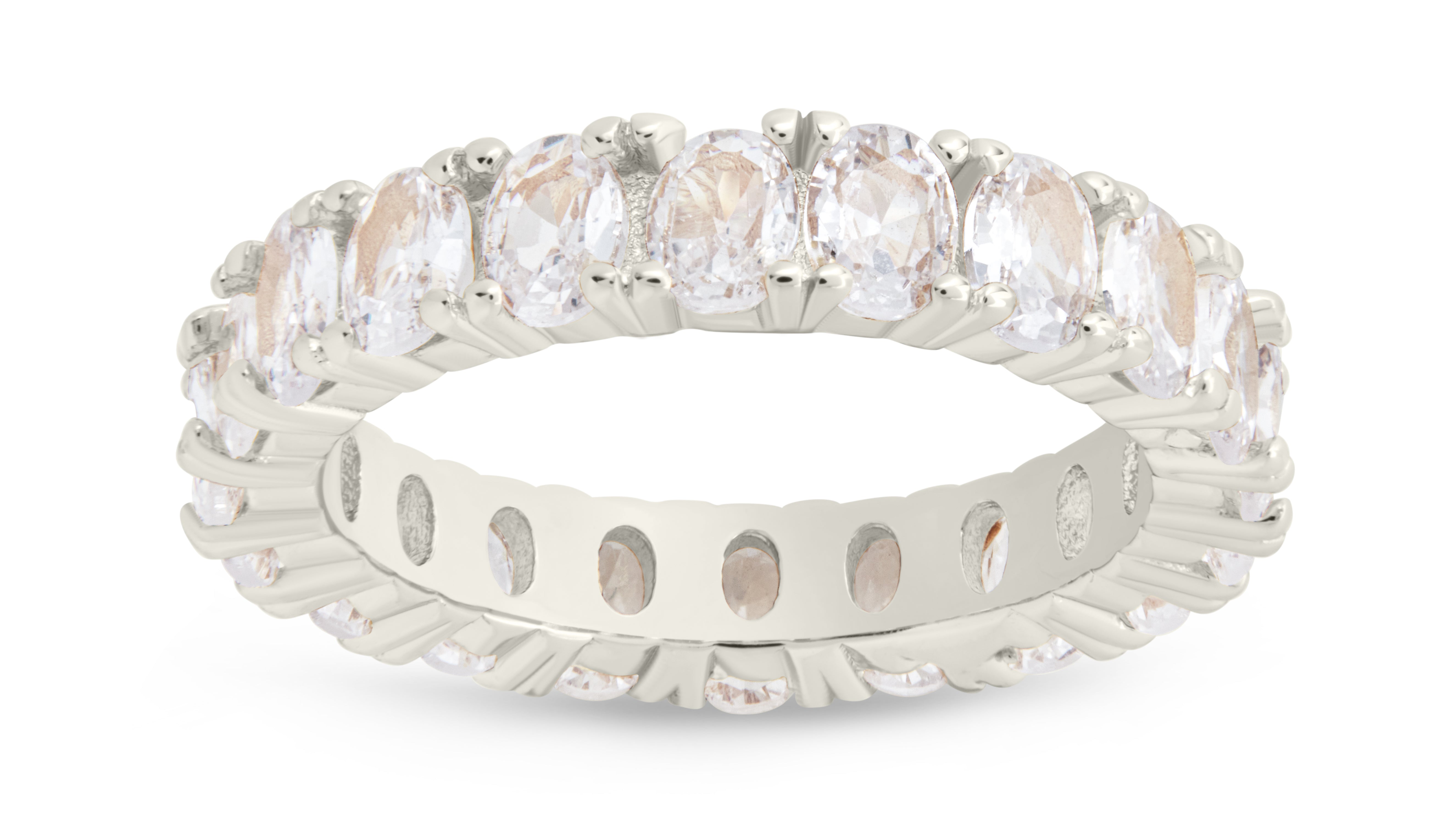 Silver/Oval
