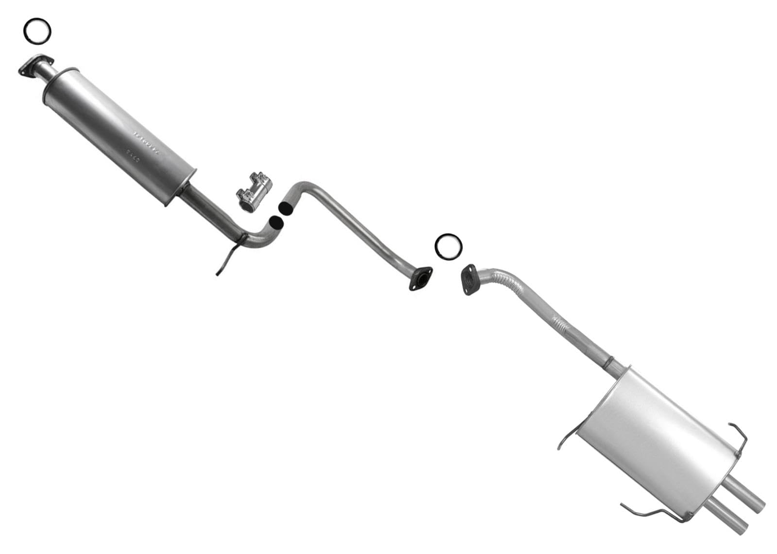 High-Quality Resonator Pipe & Muffler Replacement for 2000 Nissan Maxima (Federal Emissions) - Improve Exhaust Performance & Reduce Noise for Daily Commuting & Highway Driving