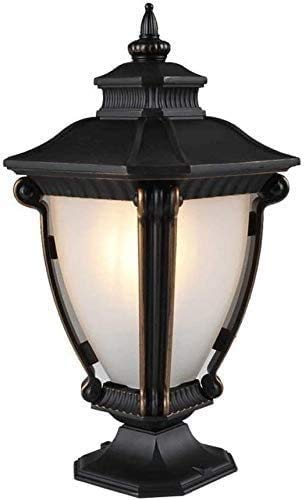 YeSBTx Outdoor Wall Sconce - Stainless Steel Metal Wall Lamp with Rain Column Design for Garden, Patio & Home Decor | Landscape Lighting & End Table Lamp for Porch, Backyard & Pathway Illumination
