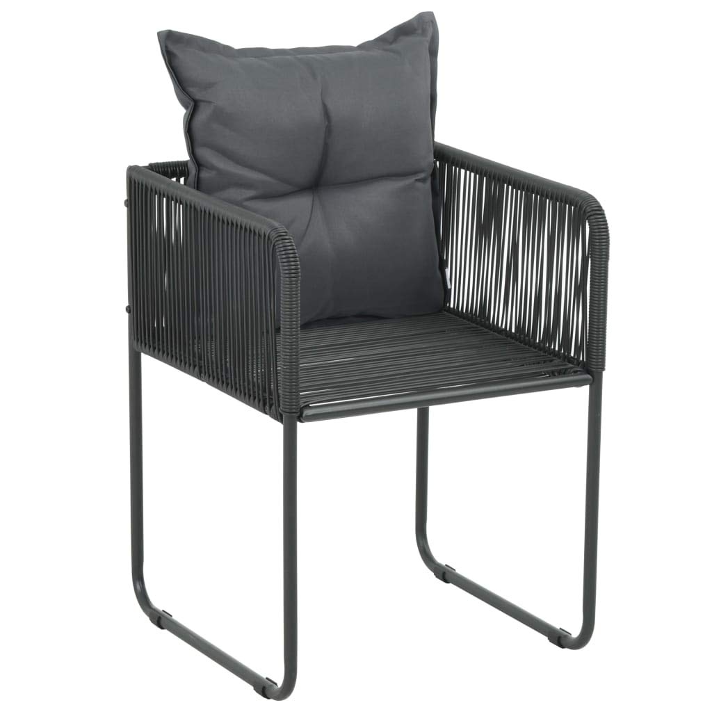 Premium 7-Piece Outdoor Dining Set - Modern Patio Furniture with Weather-Resistant PVC Rattan Chairs, Tempered Glass Table & Powder-Coated Steel Frame - Perfect for Garden, Patio, Terrace, Backyard & Poolside Dining