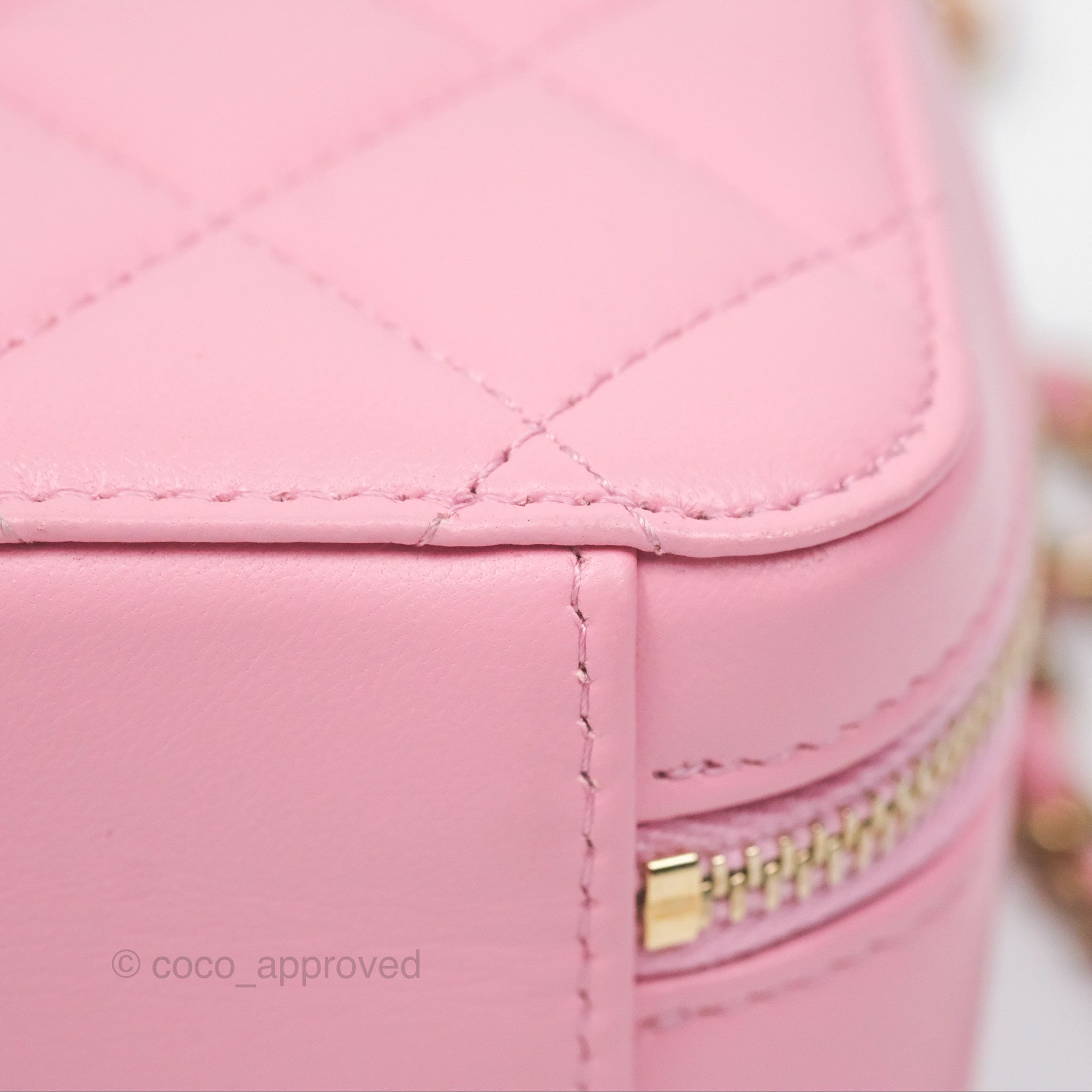 Chanel Quilted Lambskin Camera Bag in Pink with Gold Hardware - Perfect for Everyday Use & Special Occasions