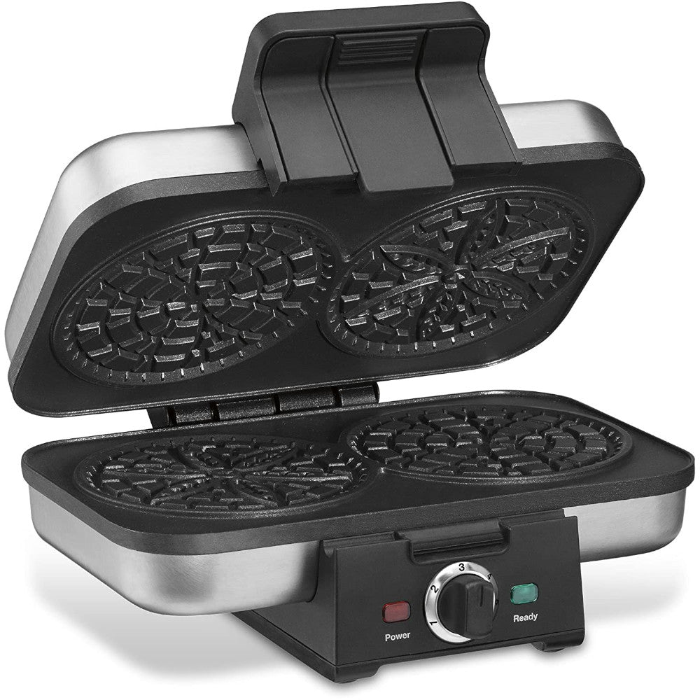 Cuisinart Pizzelle Press WM-PZ10 - Traditional Italian Cookie Maker for Home Baking | Perfect for Holidays, Parties & Gift Giving