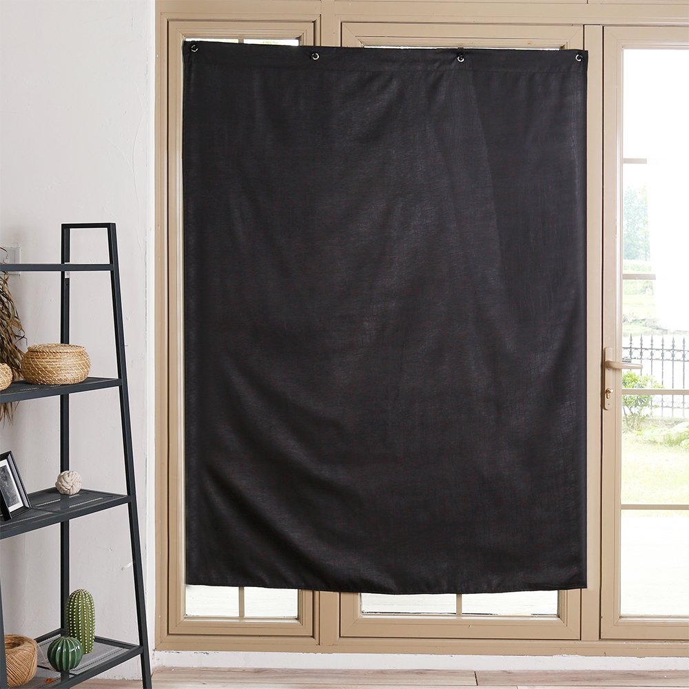 Blackout Curtain Shade for Baby & Kids - Adjustable Portable Window Blinds with Suction Cups (52x72 Inch, Black) | Perfect for Home, Nursery, Travel & Daytime Napping